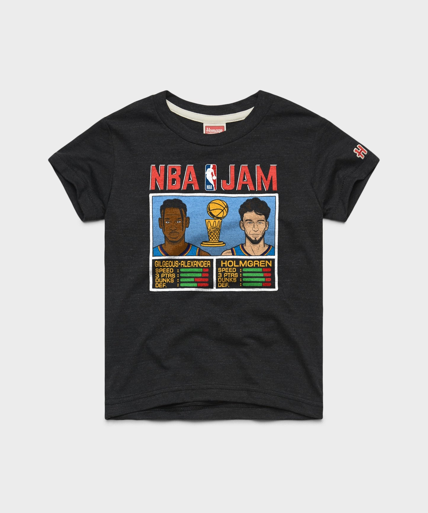 Youth NBA Jam Thunder 2025 Champs Gilgeous-Alexander And Holmgren