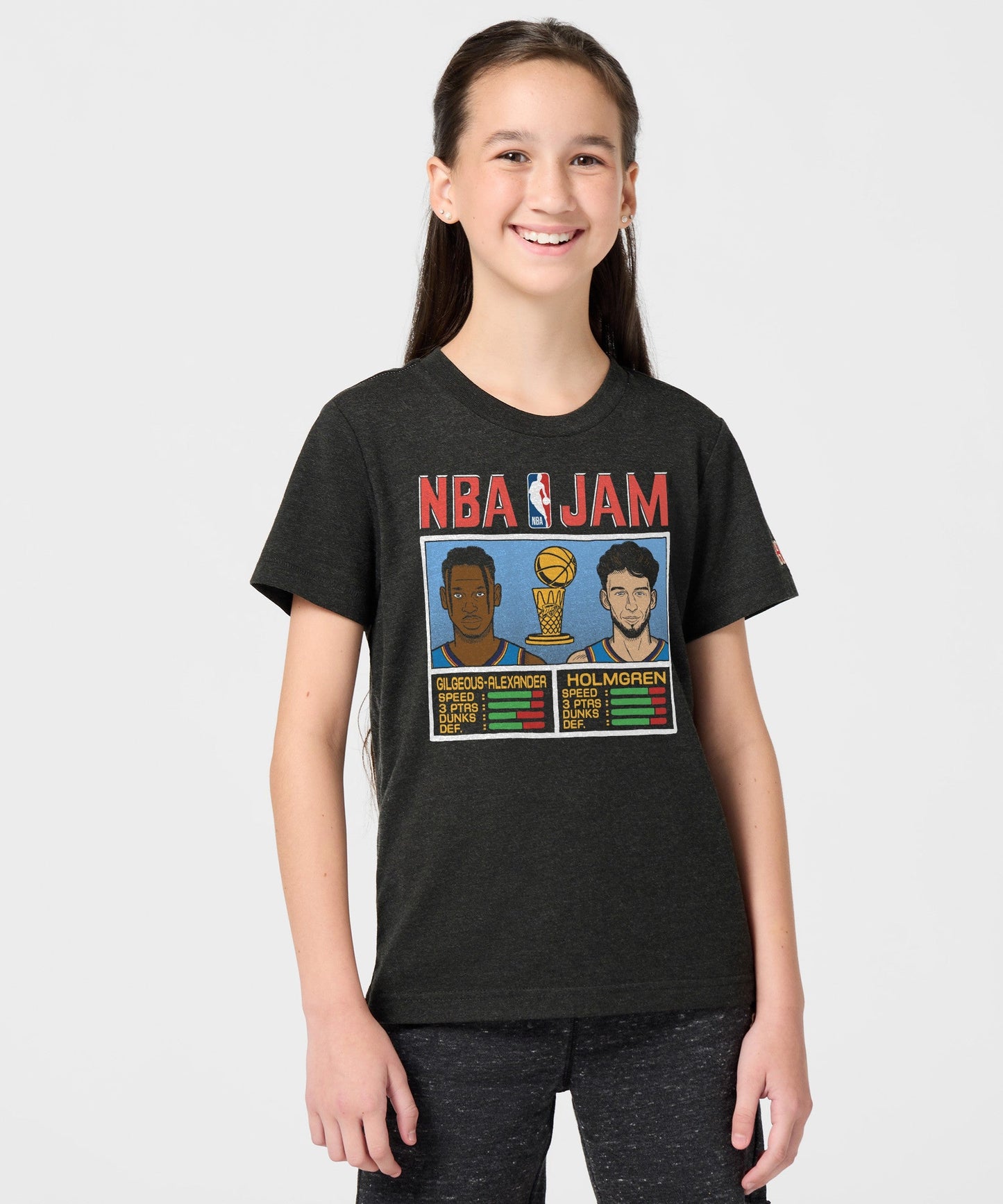 Youth NBA Jam Thunder 2025 Champs Gilgeous-Alexander And Holmgren