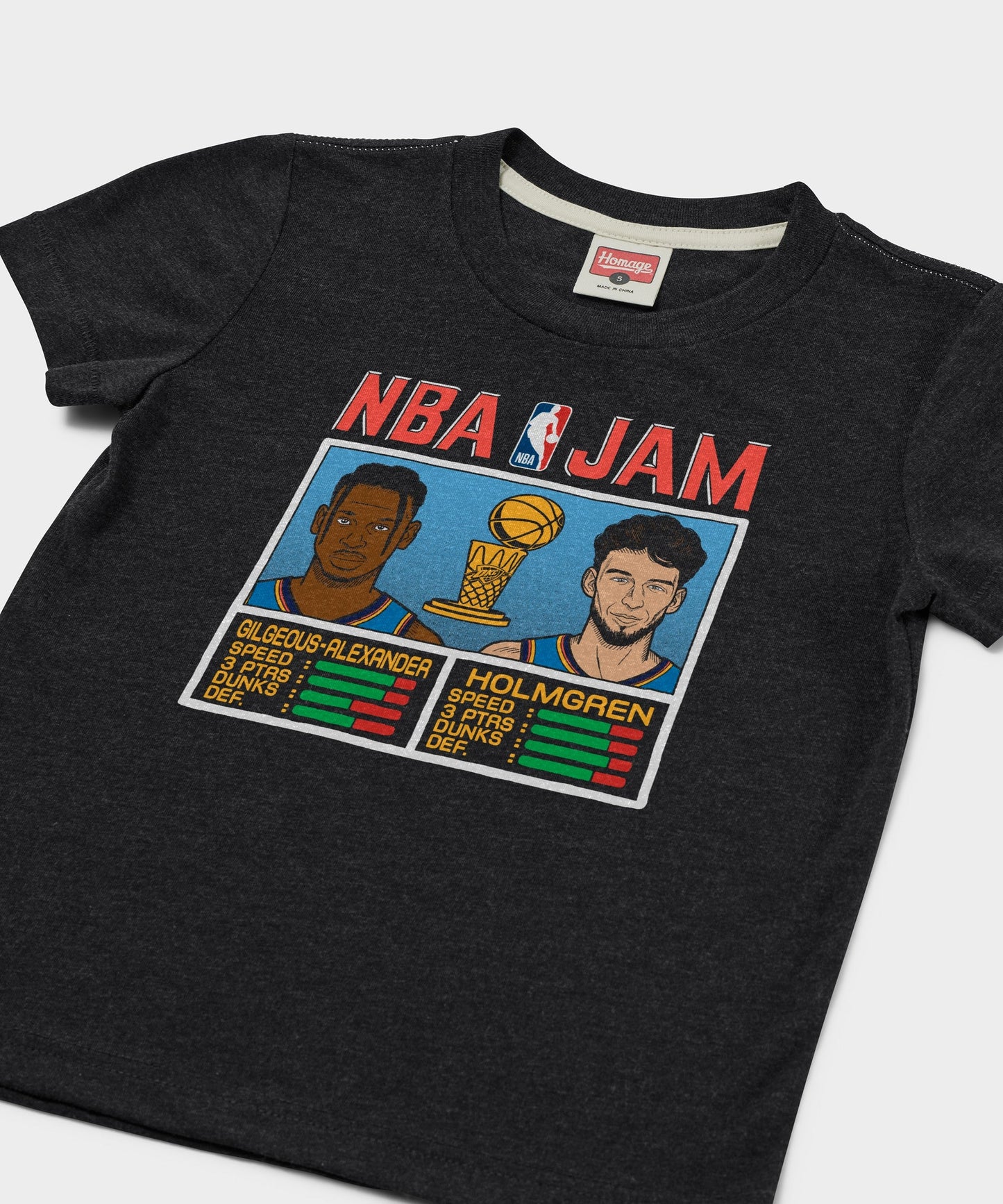 Youth NBA Jam Thunder 2025 Champs Gilgeous-Alexander And Holmgren