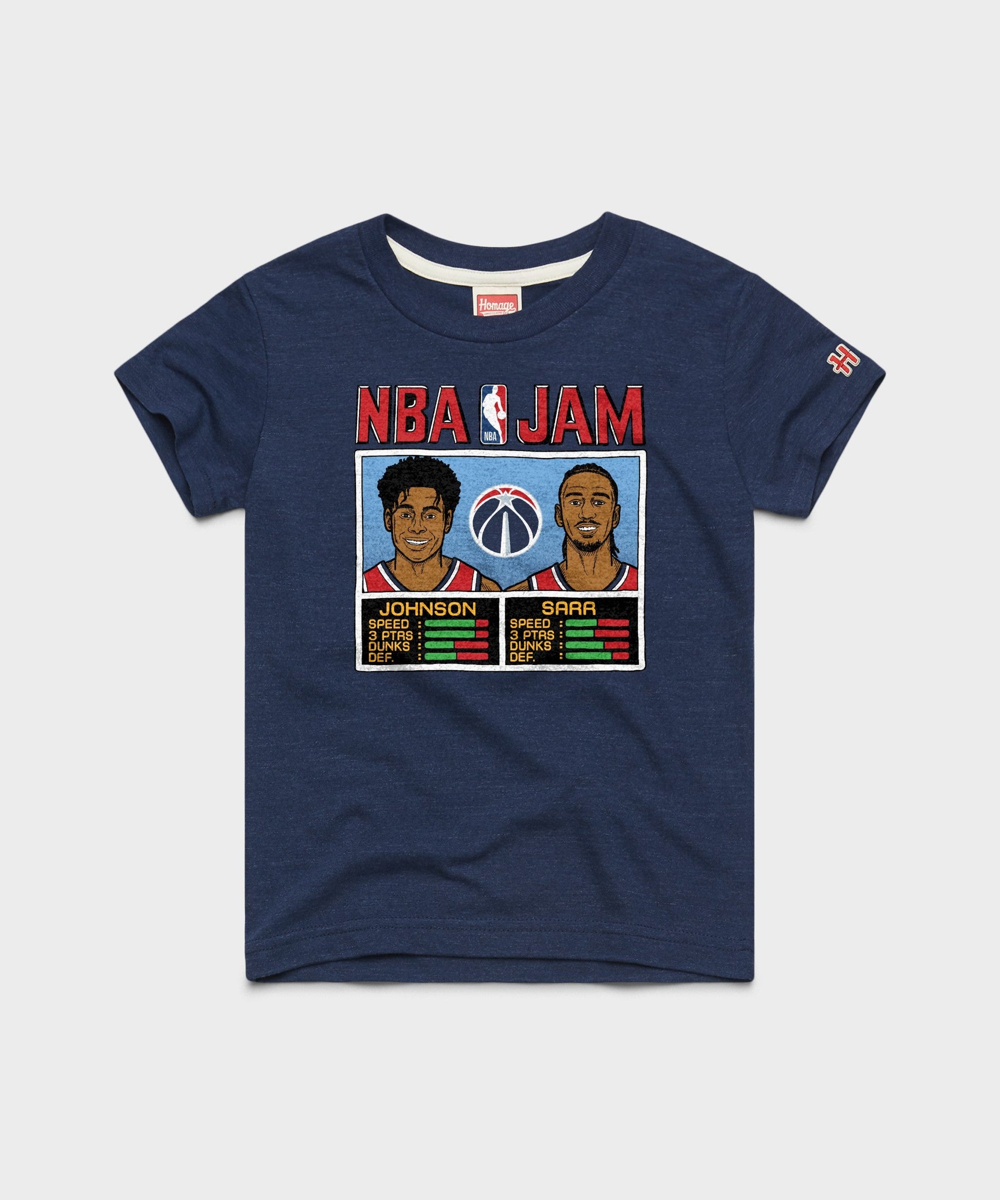 Youth NBA Jam Wizards Johnson And Sarr