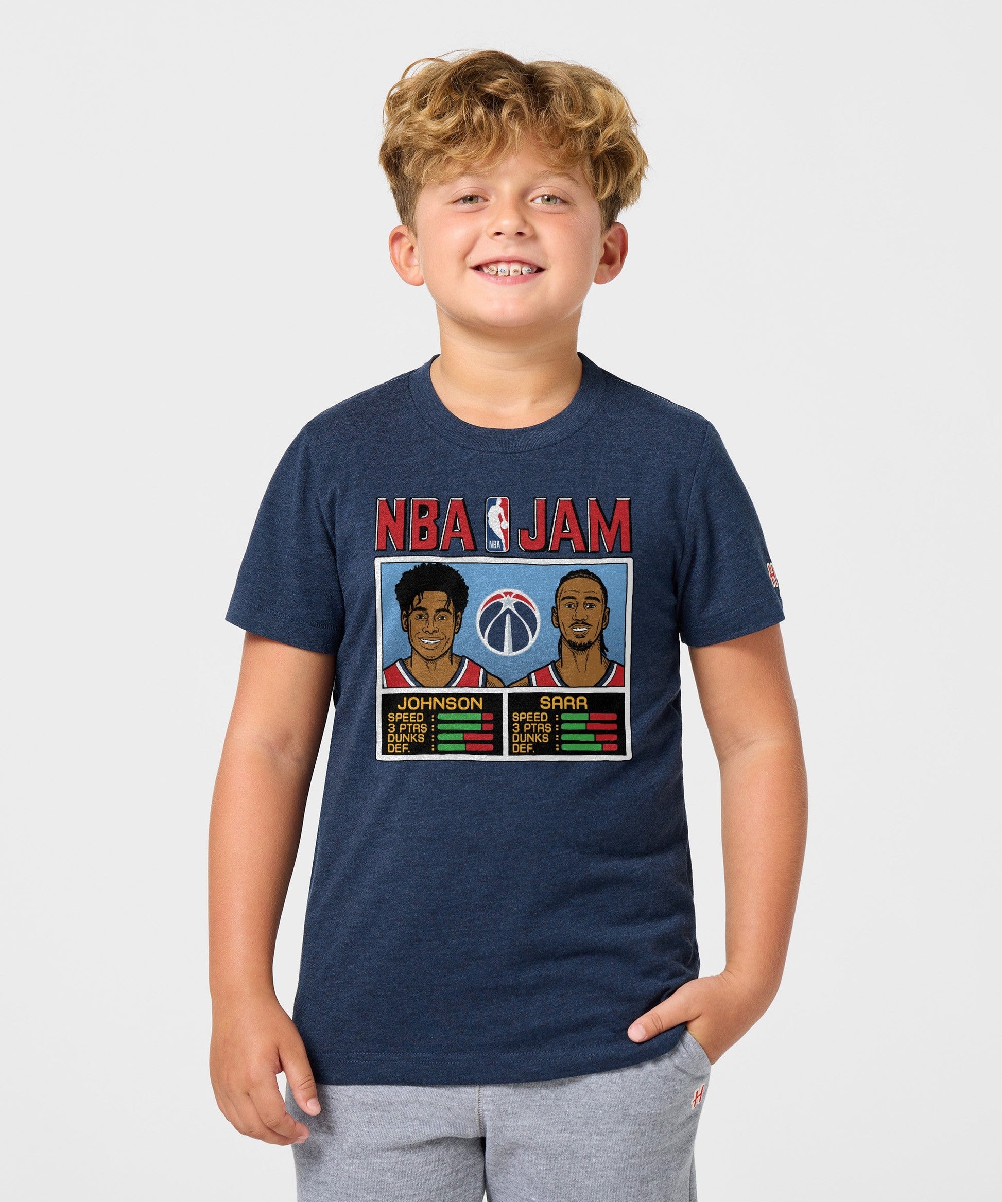 Youth NBA Jam Wizards Johnson And Sarr