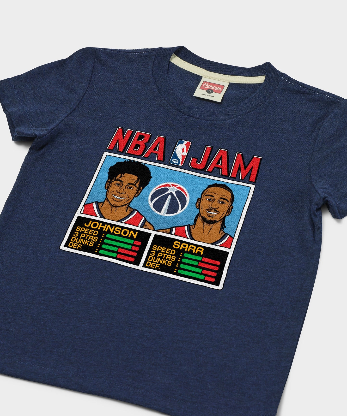 Youth NBA Jam Wizards Johnson And Sarr