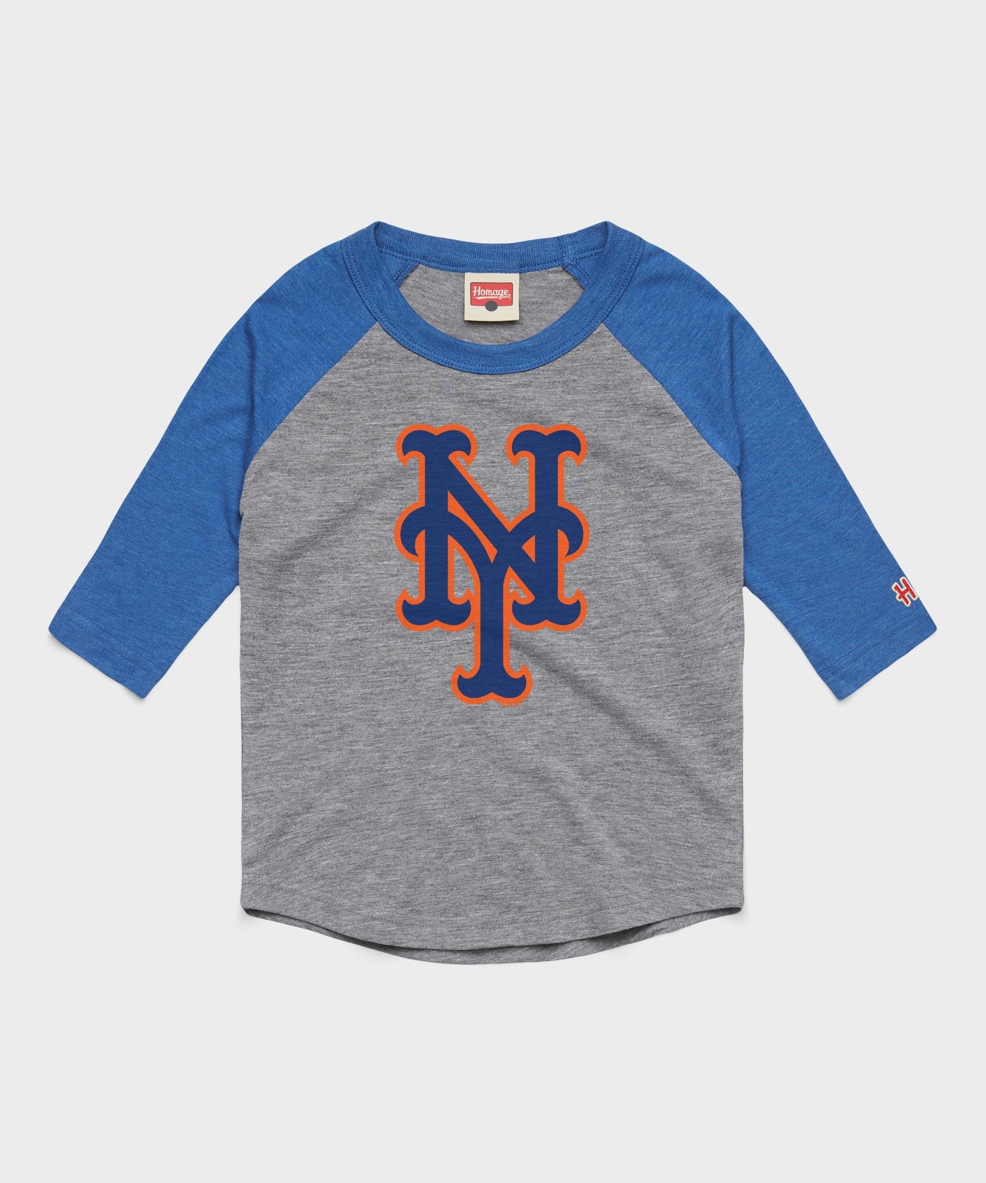 Youth New York Mets Cap Logo '13 Raglan
