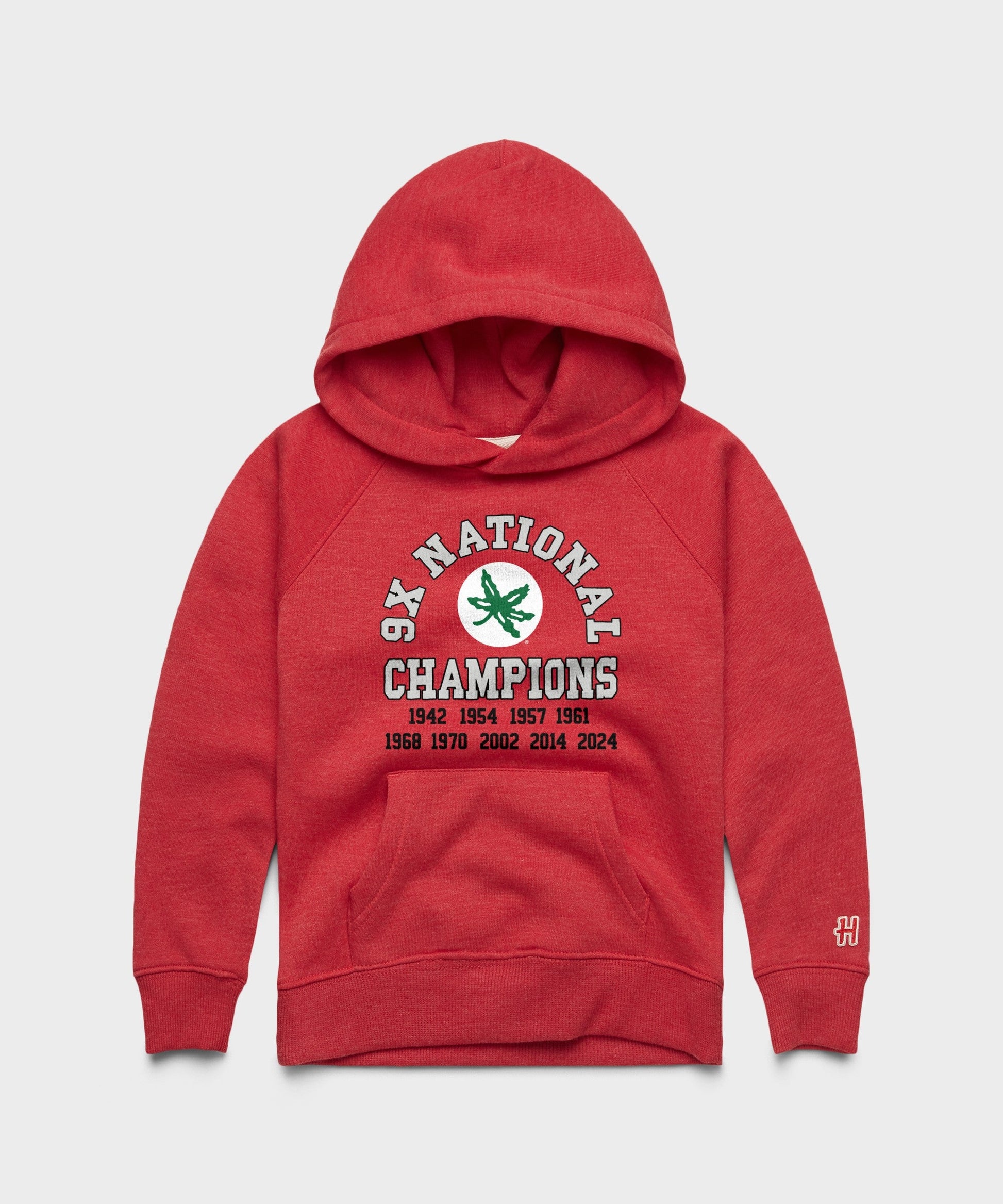 Youth Ohio State 9X National Champions Hoodie