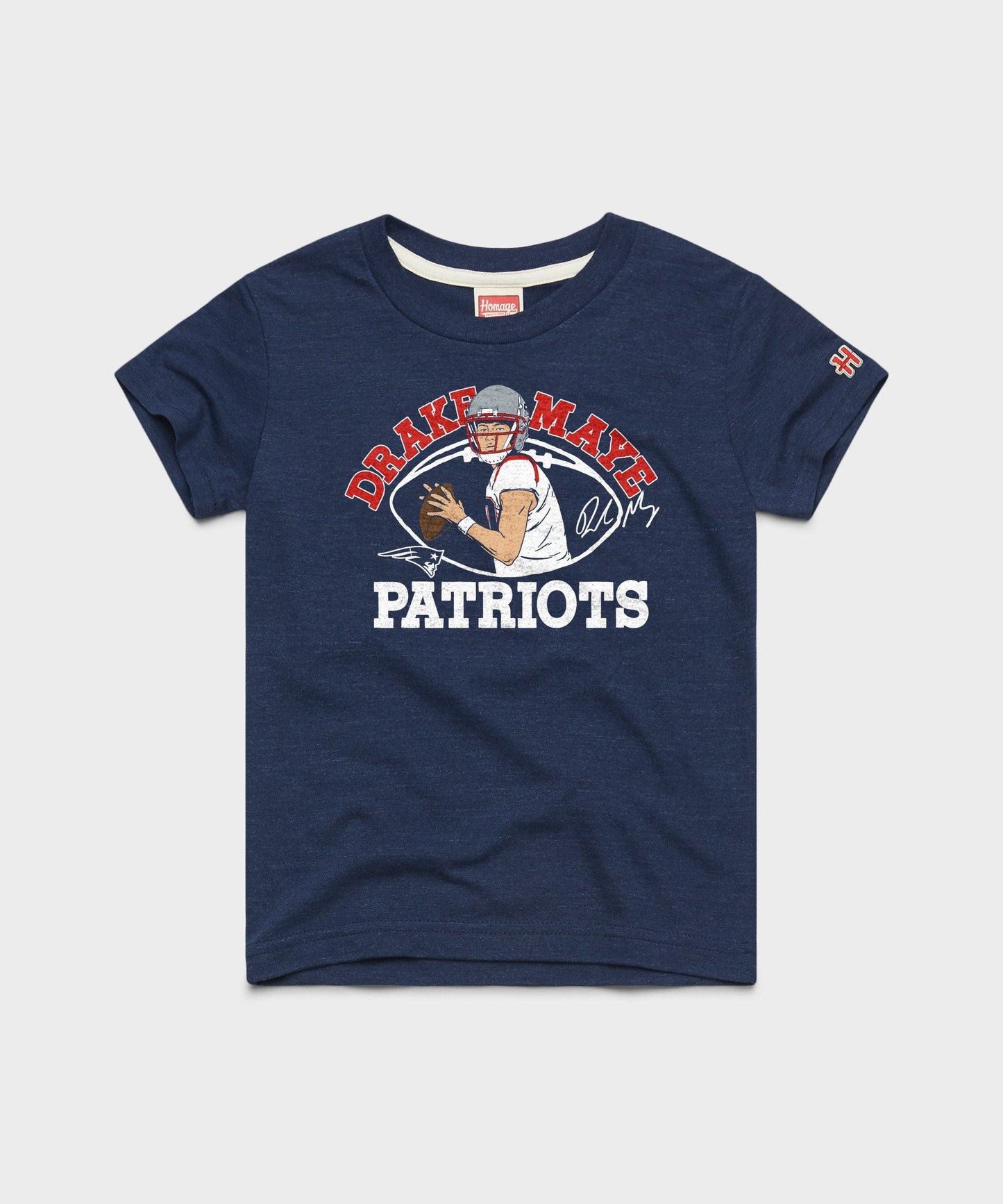 Youth Patriots Drake Maye Signature