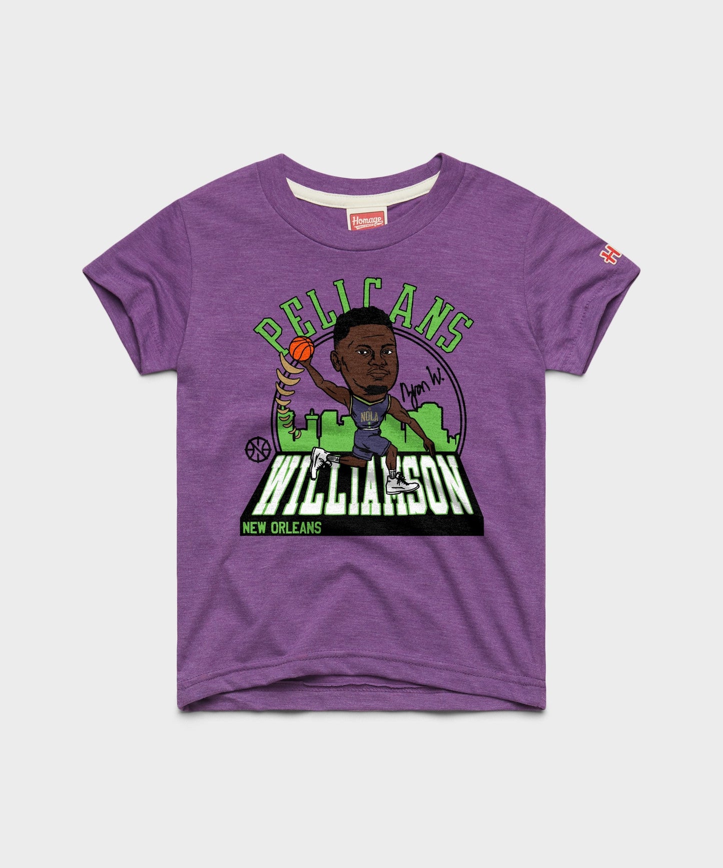 Youth Pelicans Zion Williamson Signature City Edition 2024