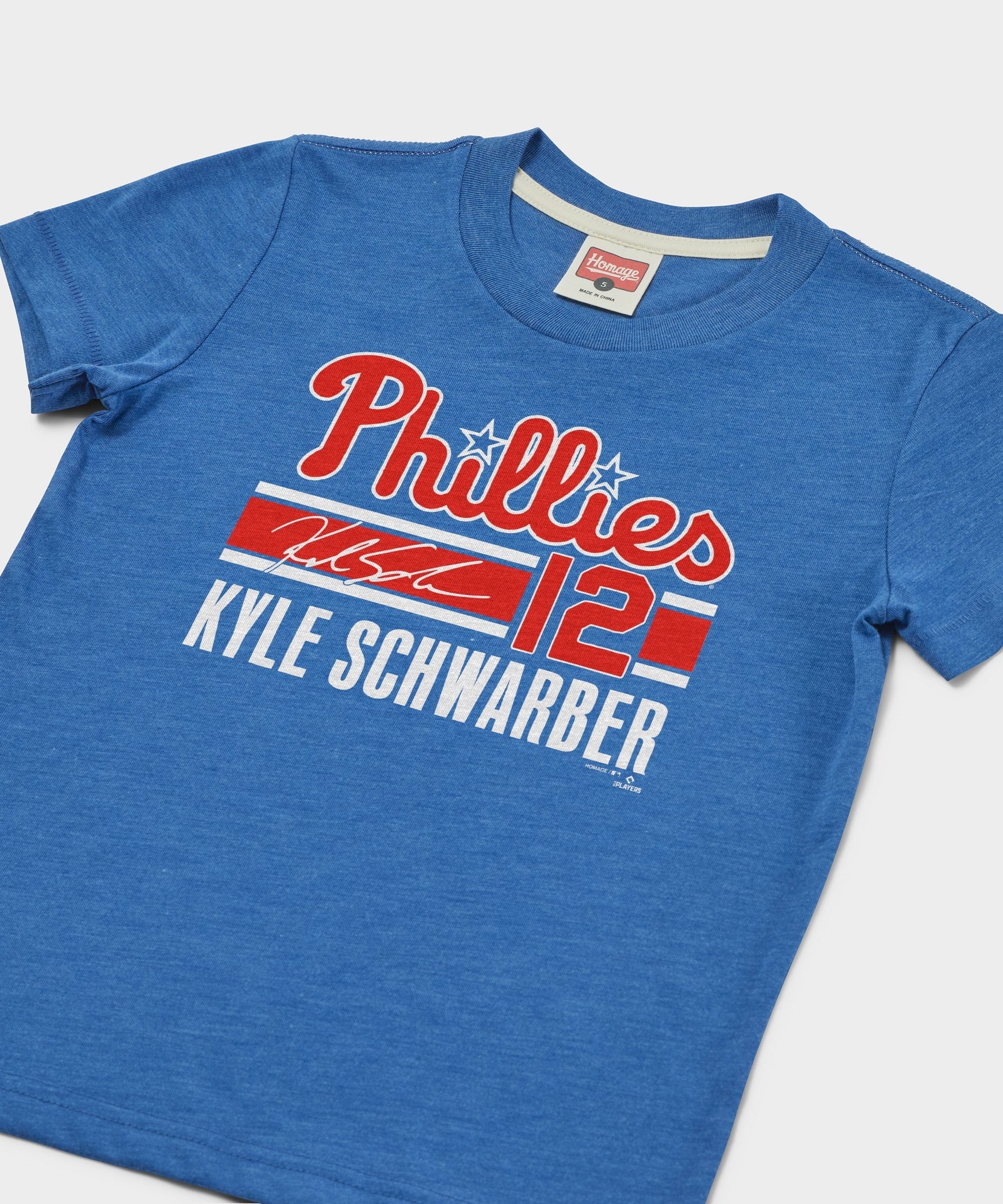Youth Phillies Kyle Schwarber Signature Jersey