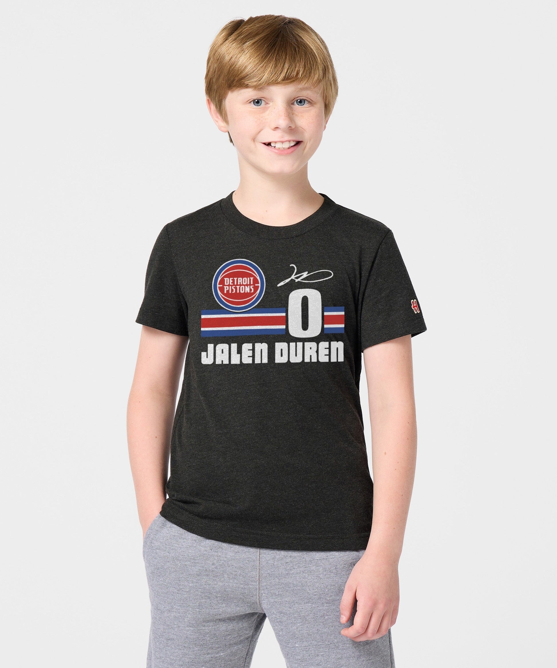 Youth Pistons Jalen Duren Signature Jersey