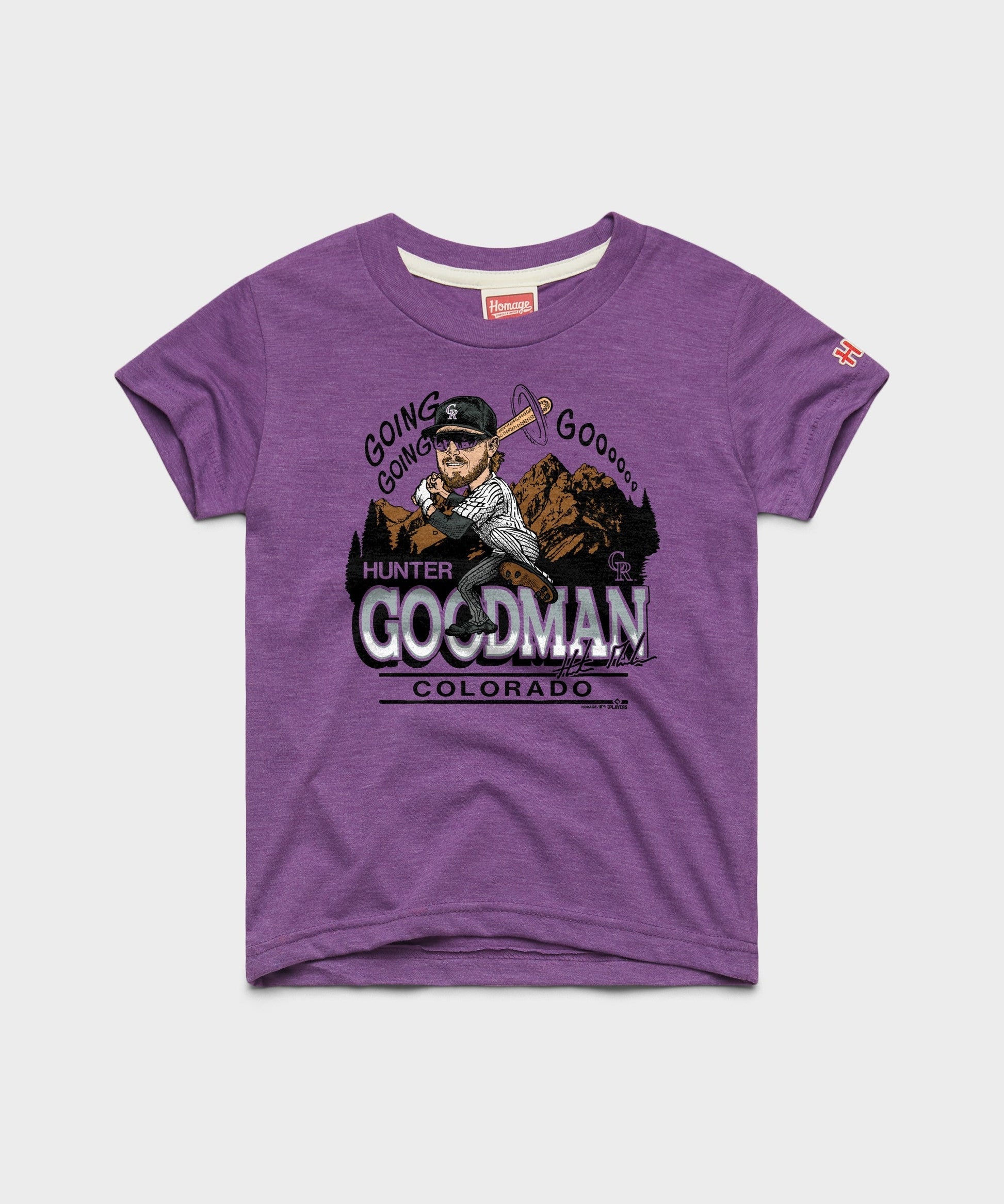 Youth Rockies Hunter Goodman Signature