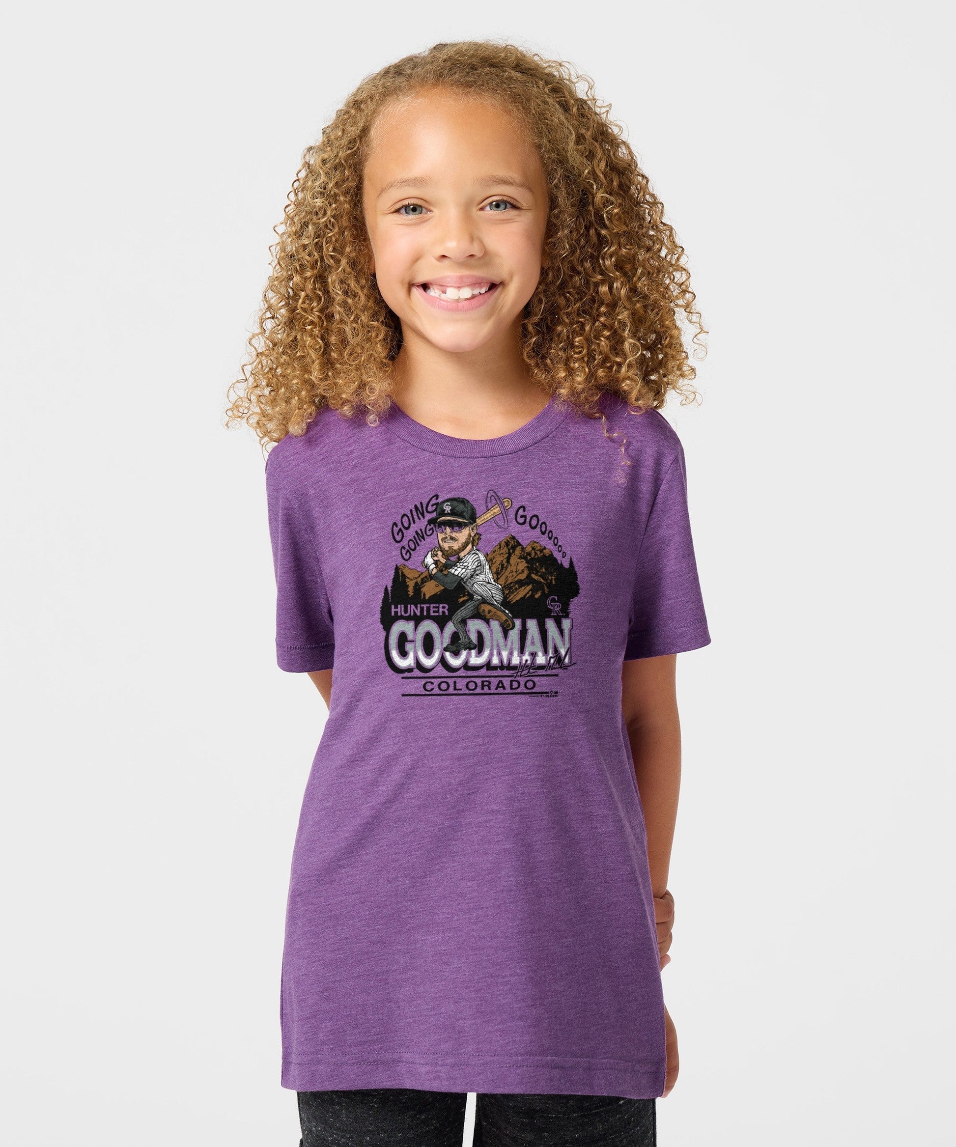 Youth Rockies Hunter Goodman Signature