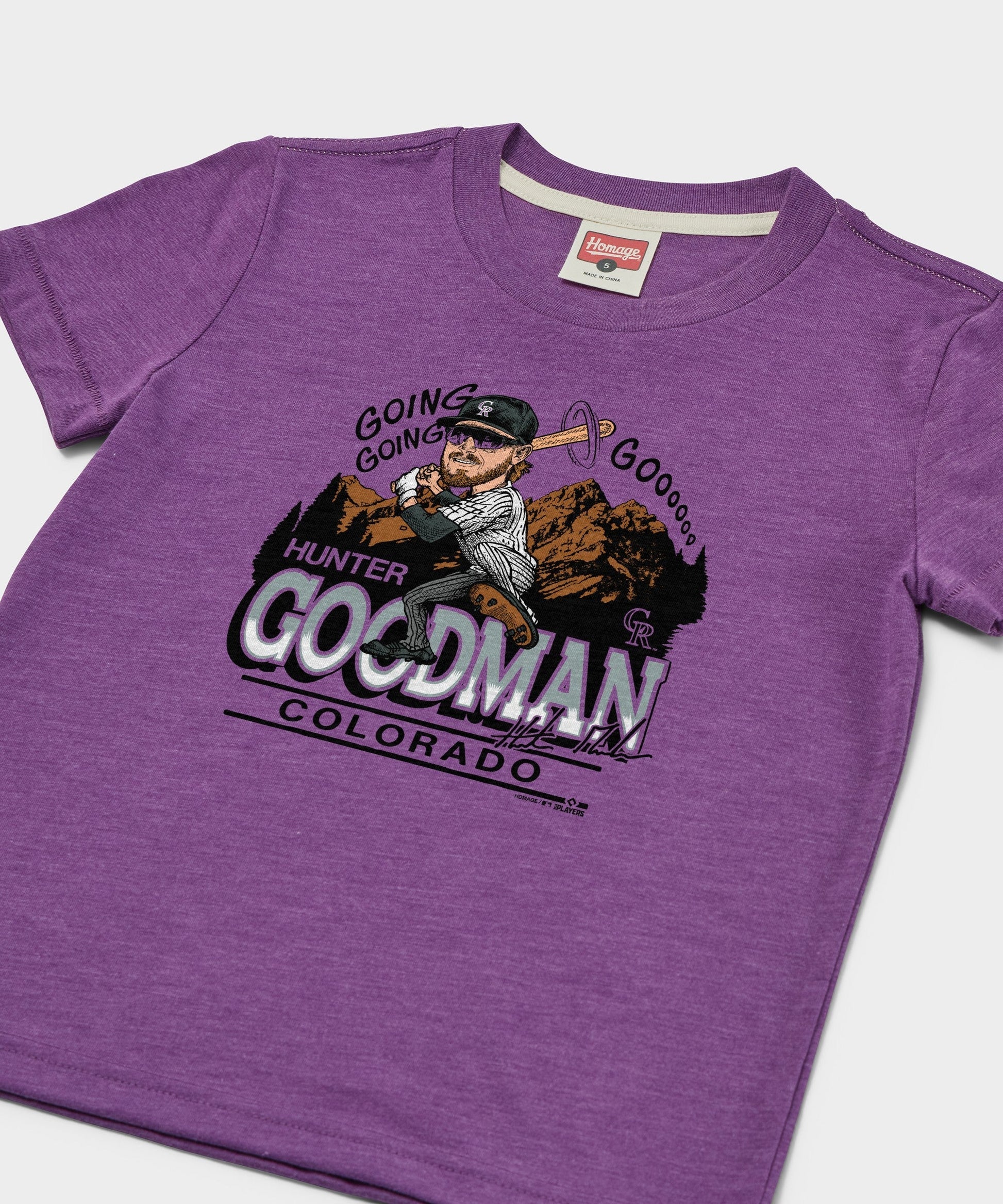 Youth Rockies Hunter Goodman Signature