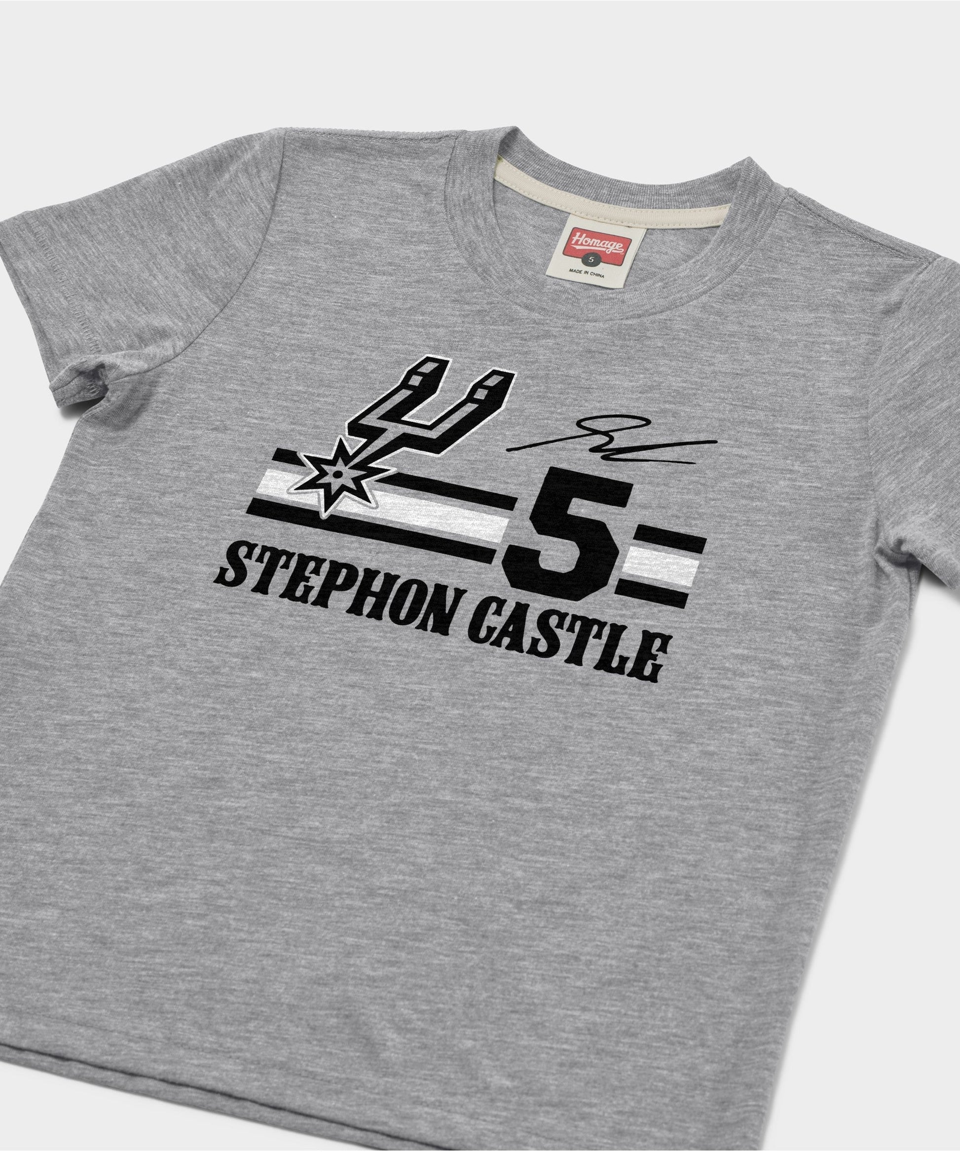 Youth Spurs Stephon Castle Signature Jersey