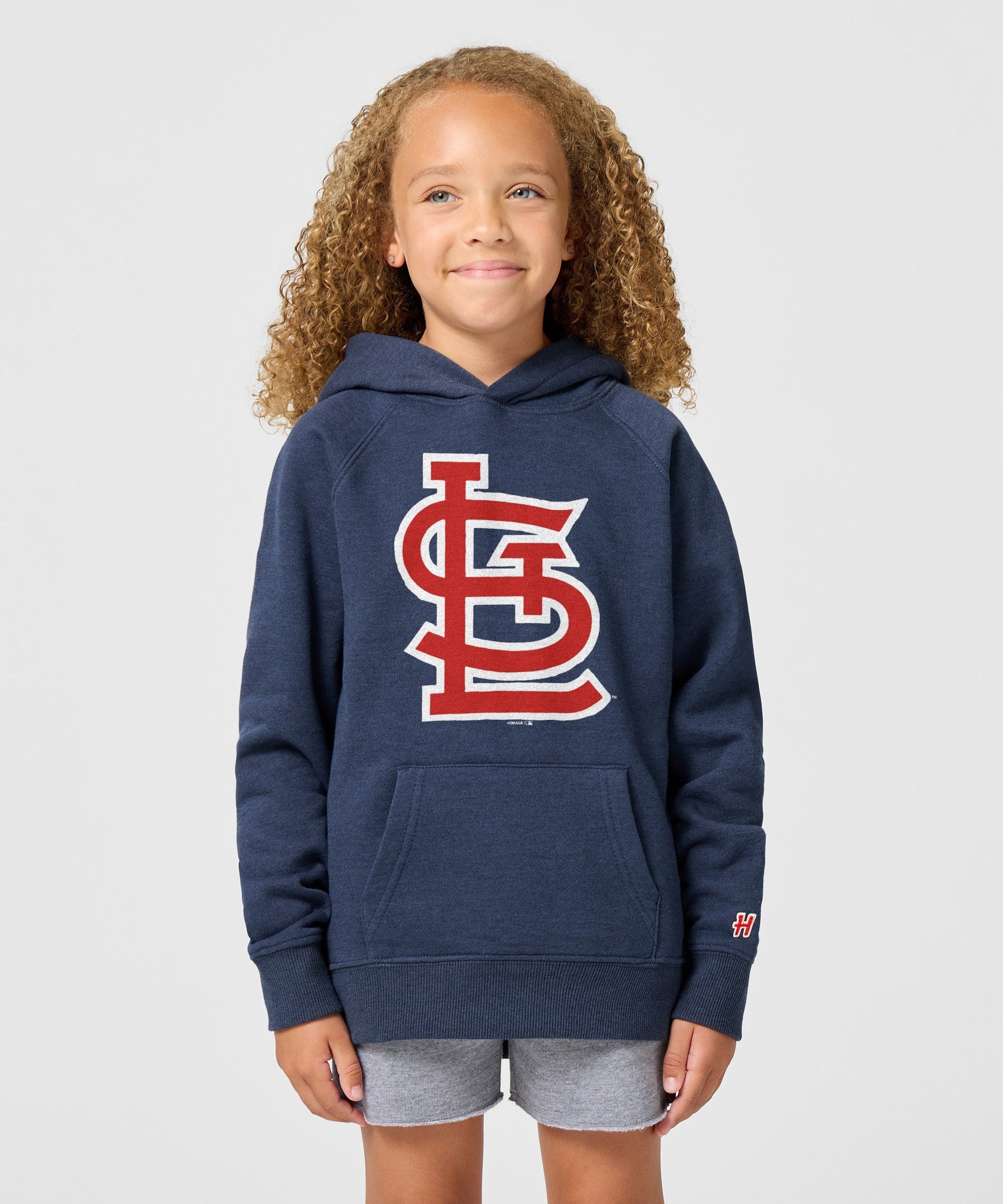 Youth St. Louis Cardinals Cap Logo '58 Hoodie
