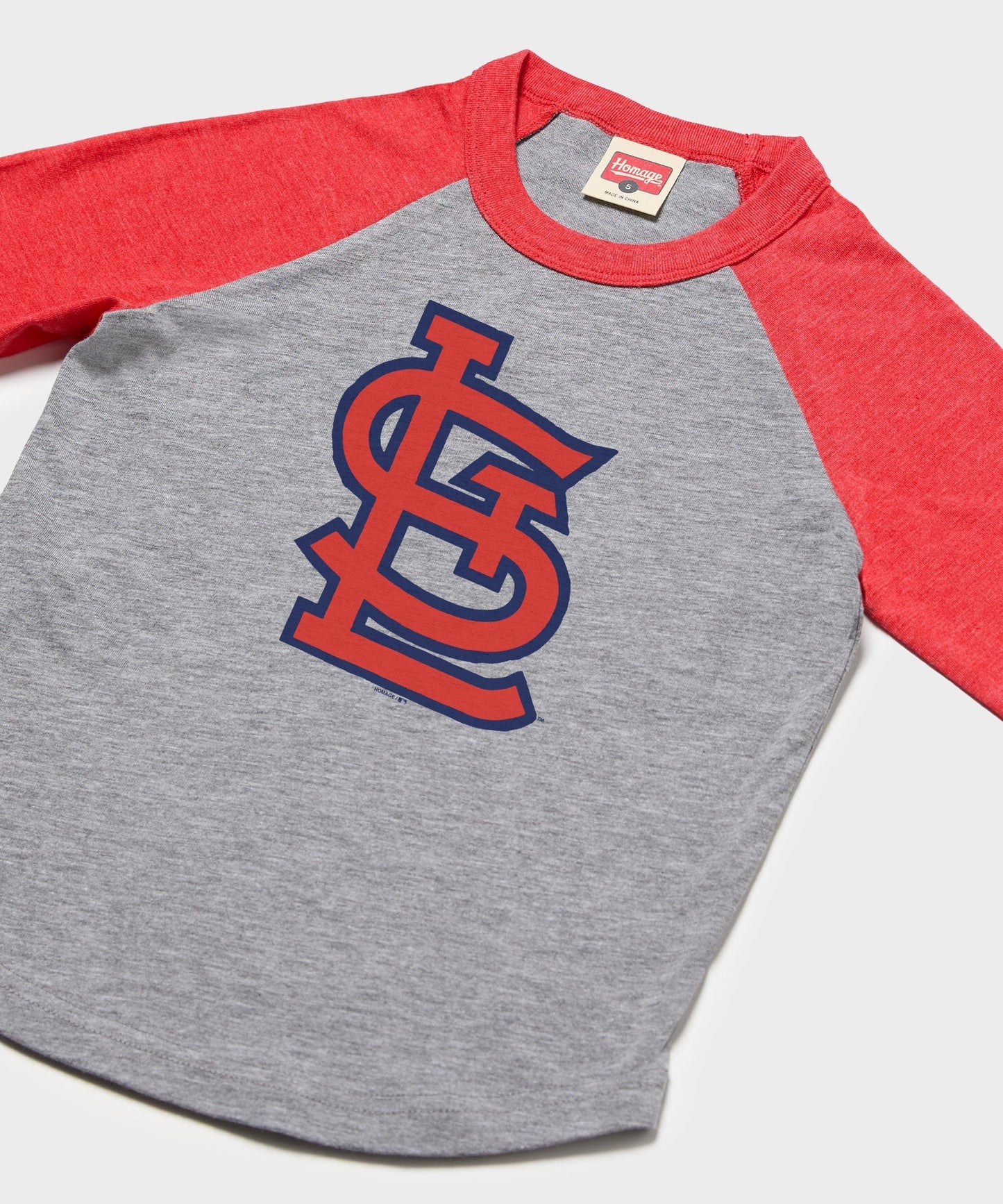 Youth St. Louis Cardinals Cap Logo '58 Raglan
