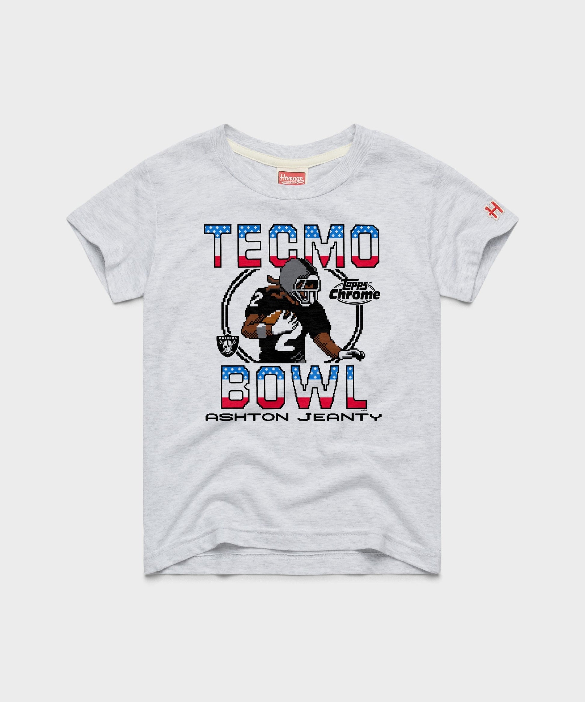 Youth Tecmo Bowl x Topps Chrome Raiders Ashton Jeanty