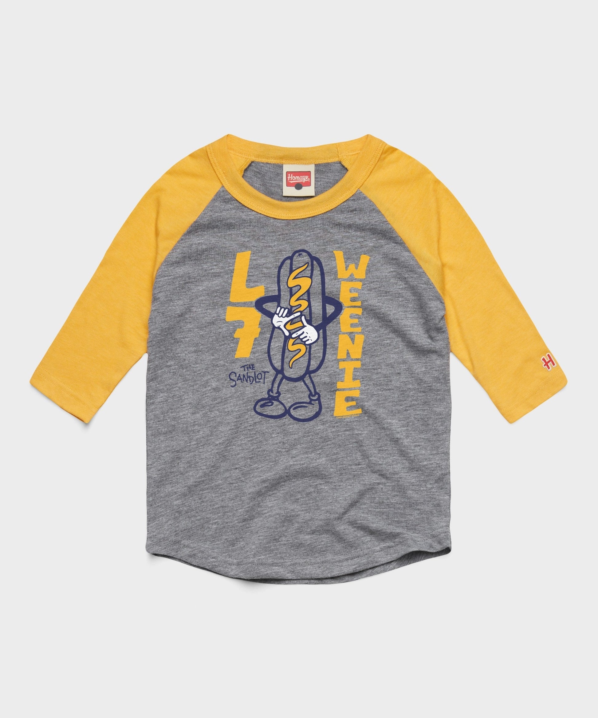 Youth The Sandlot L7 Weenie Raglan