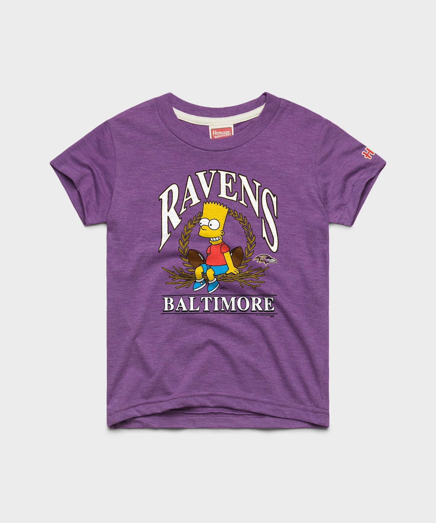 Youth The Simpsons Bart x Baltimore Ravens