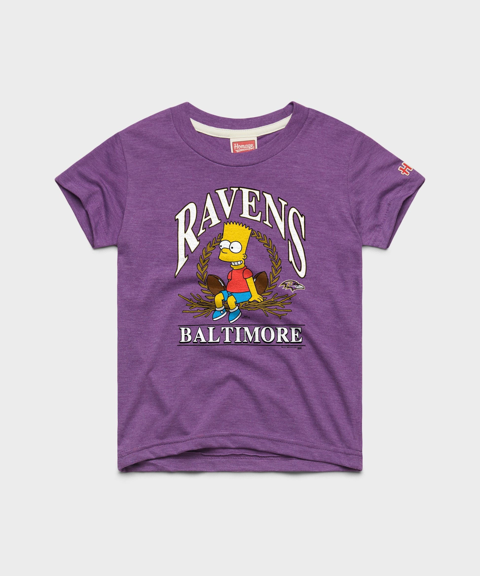 Youth The Simpsons Bart x Baltimore Ravens