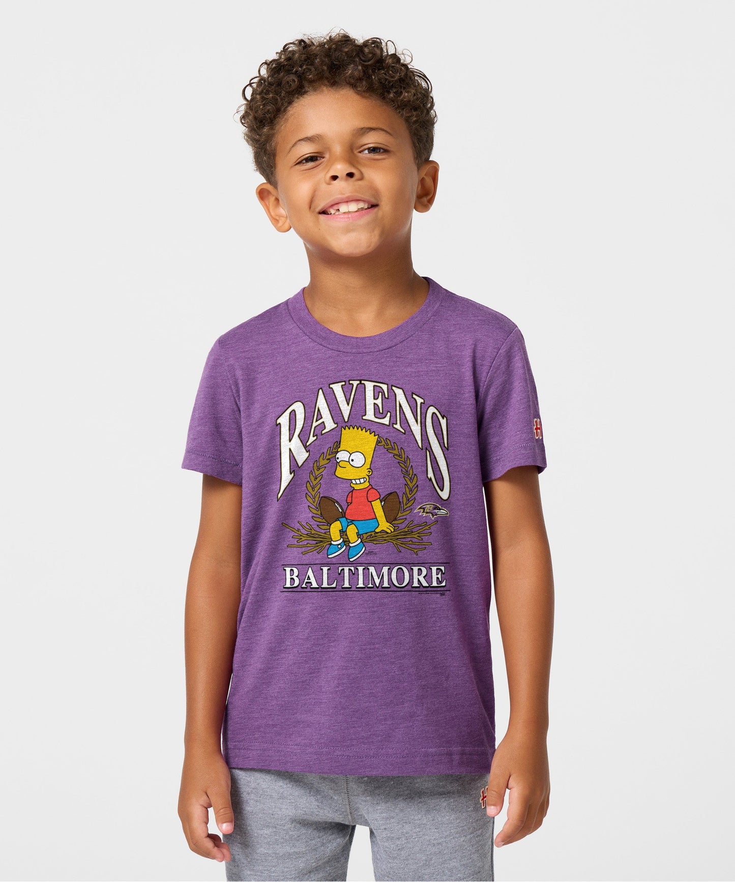 Youth The Simpsons Bart x Baltimore Ravens