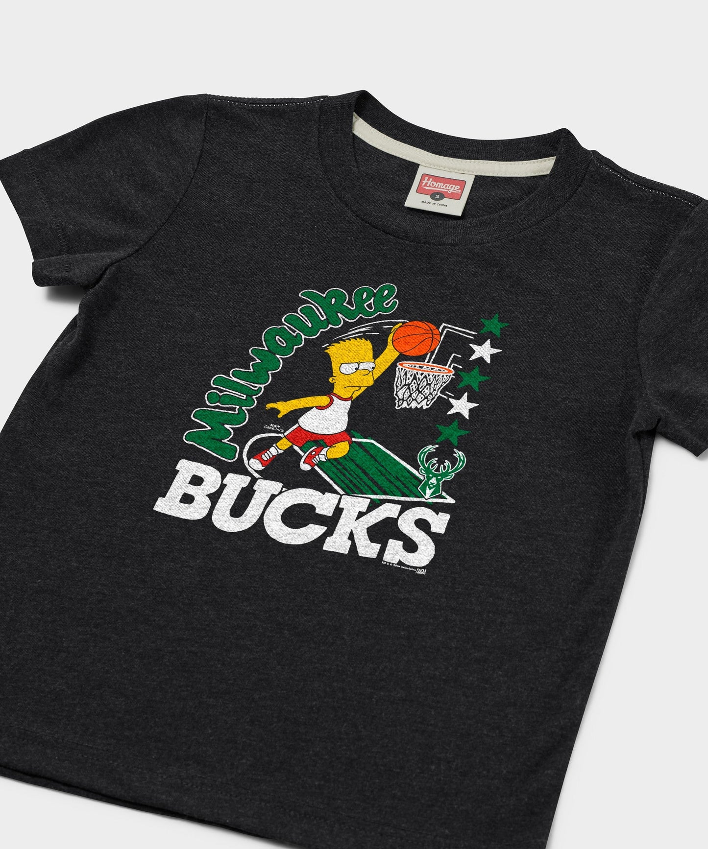 Youth The Simpsons Bart x Milwaukee Bucks