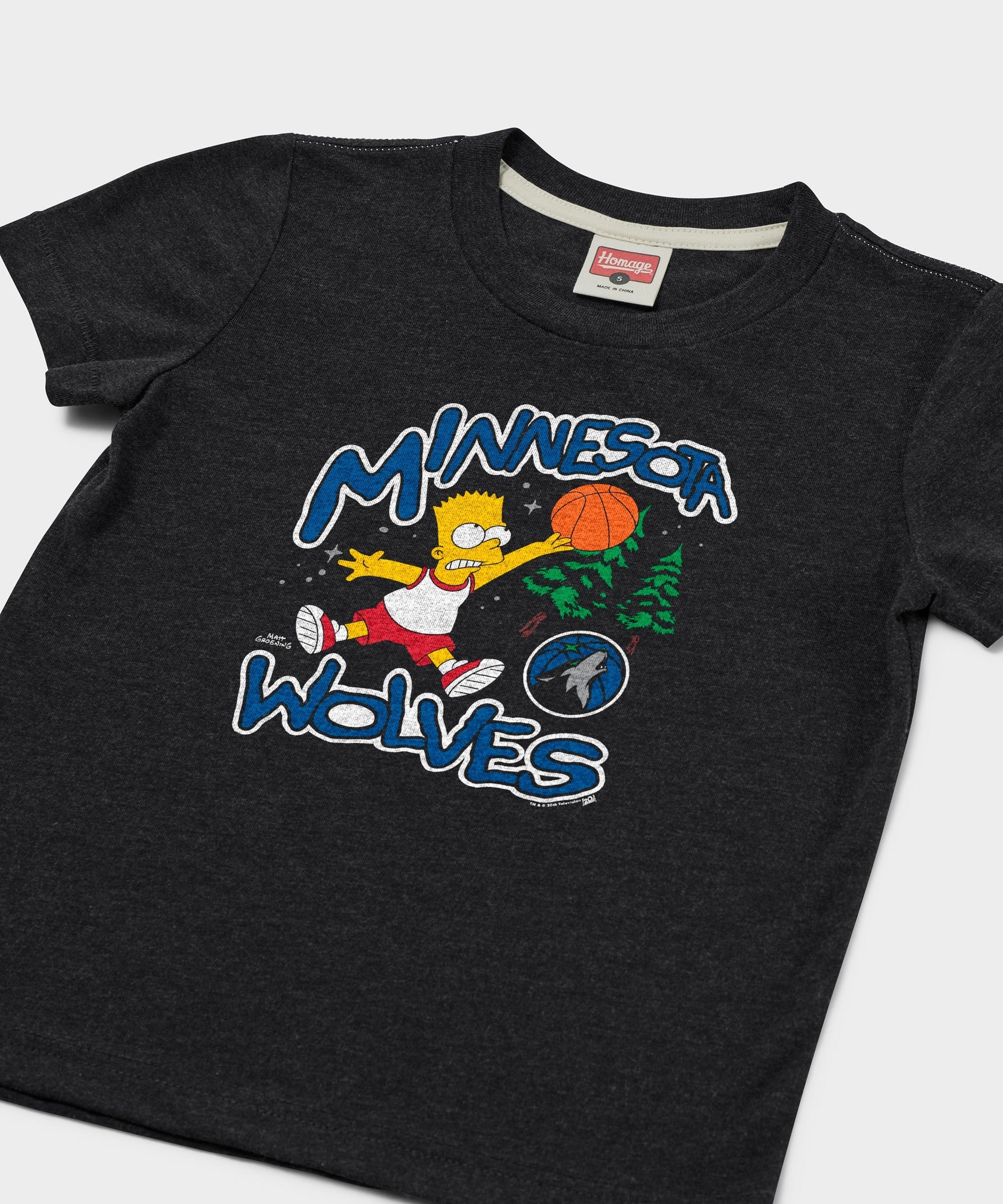 Youth The Simpsons Bart x Minnesota Timberwolves