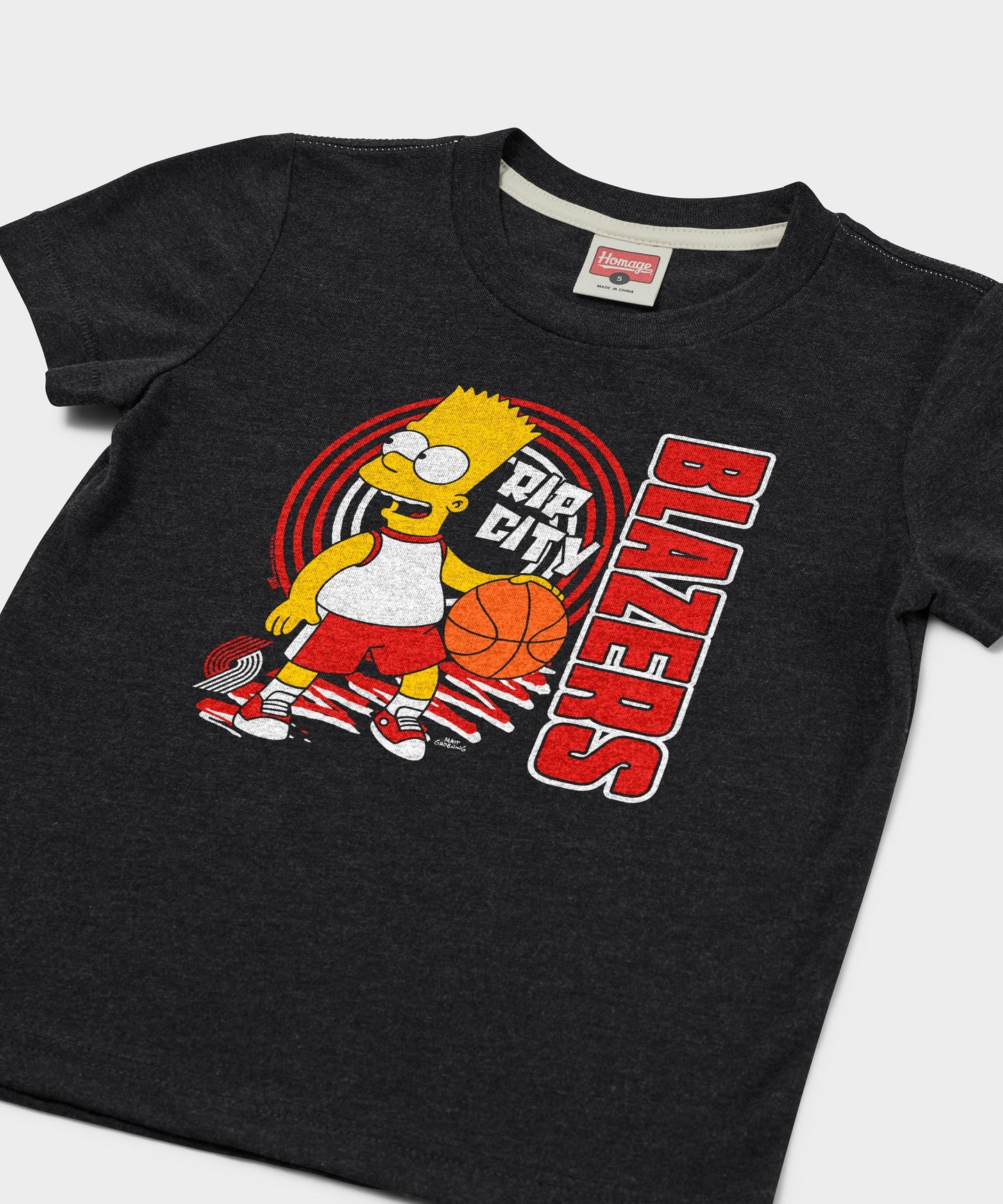 Youth The Simpsons Bart x Portland Trail Blazers