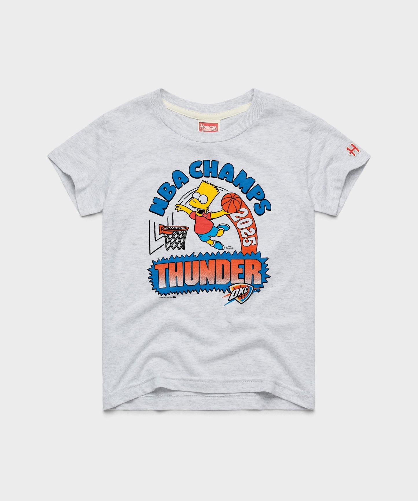 Youth The Simpsons Bart x Thunder 2025 NBA Champs