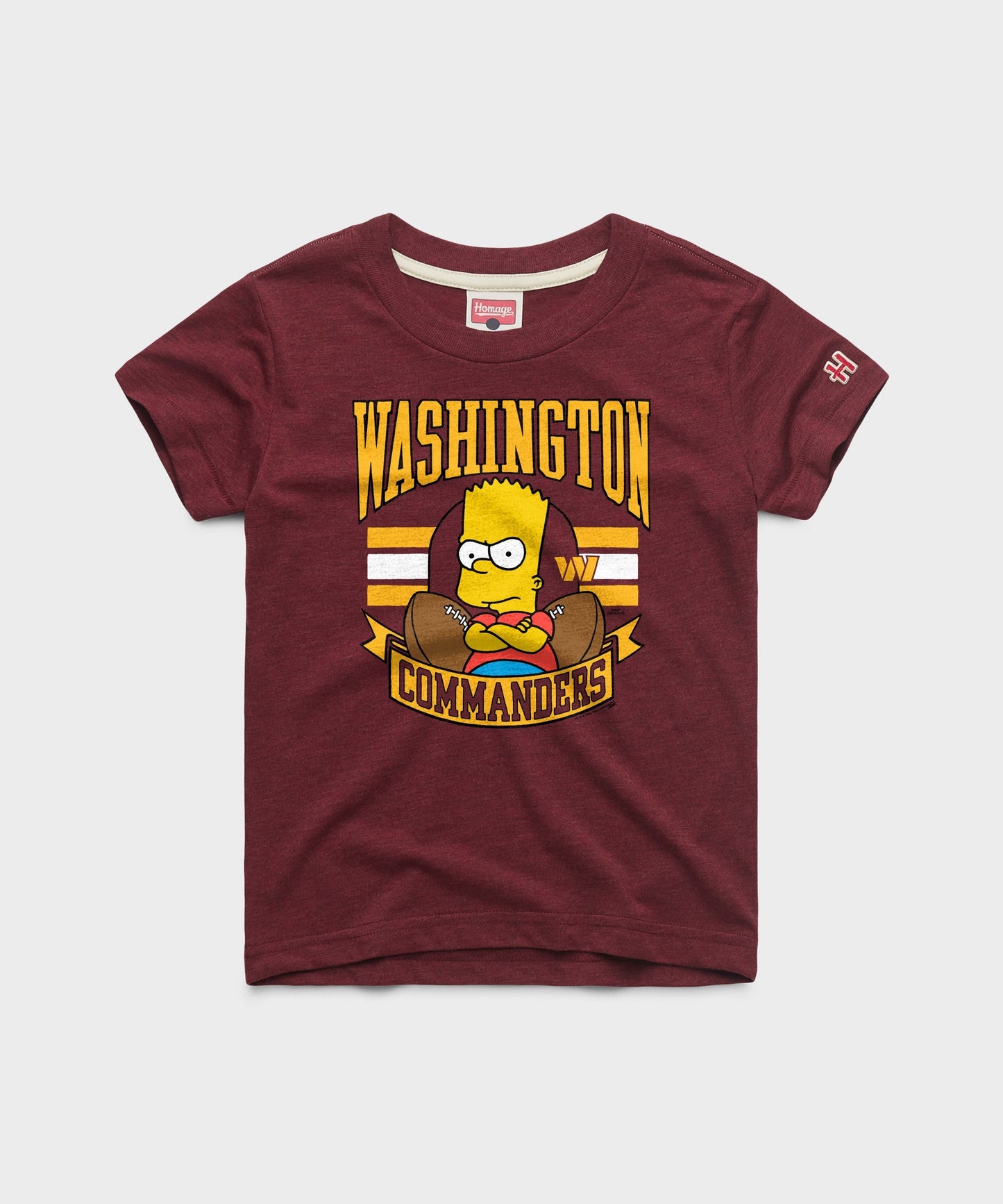 Youth The Simpsons Bart x Washington Commanders
