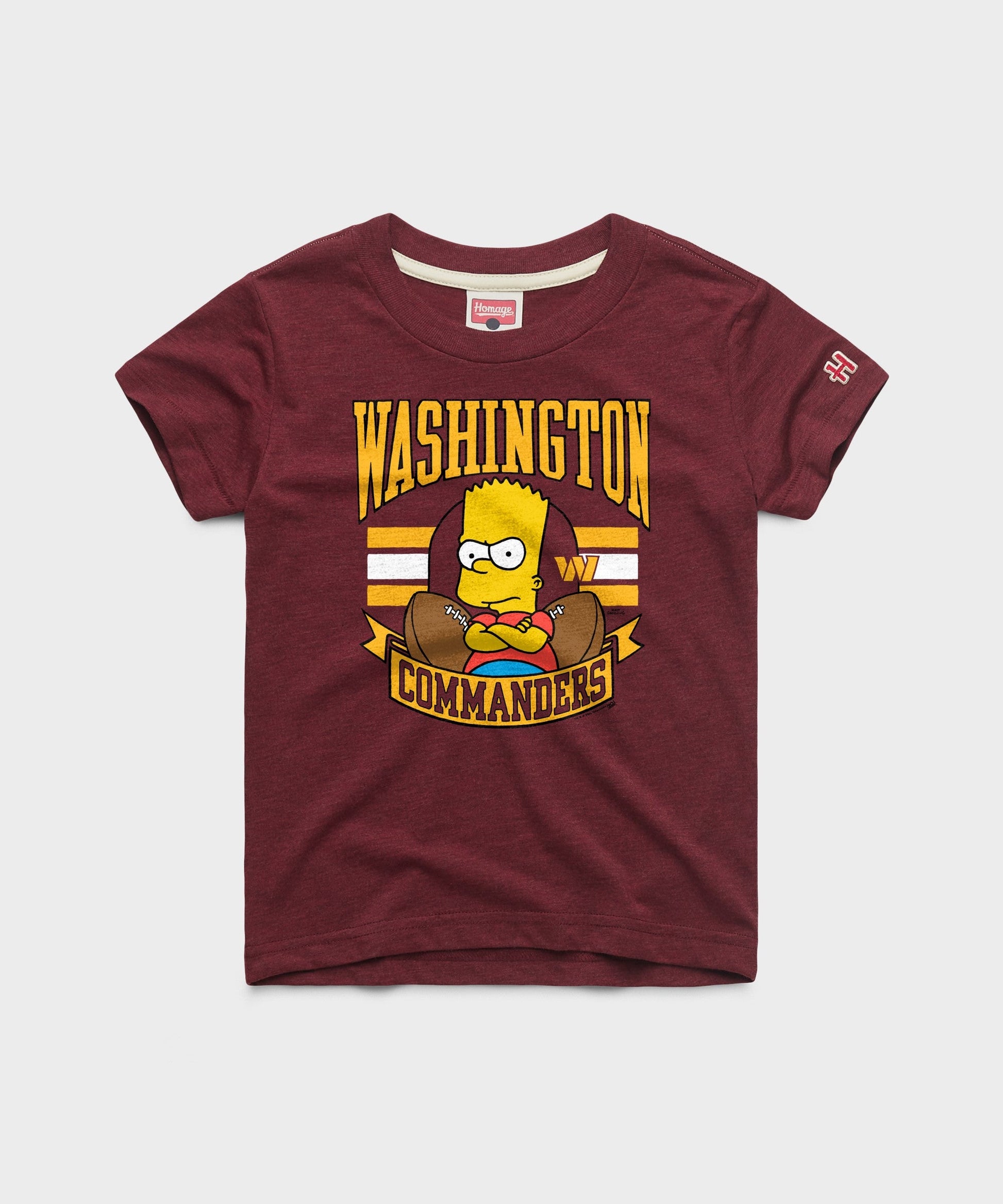 Youth The Simpsons Bart x Washington Commanders