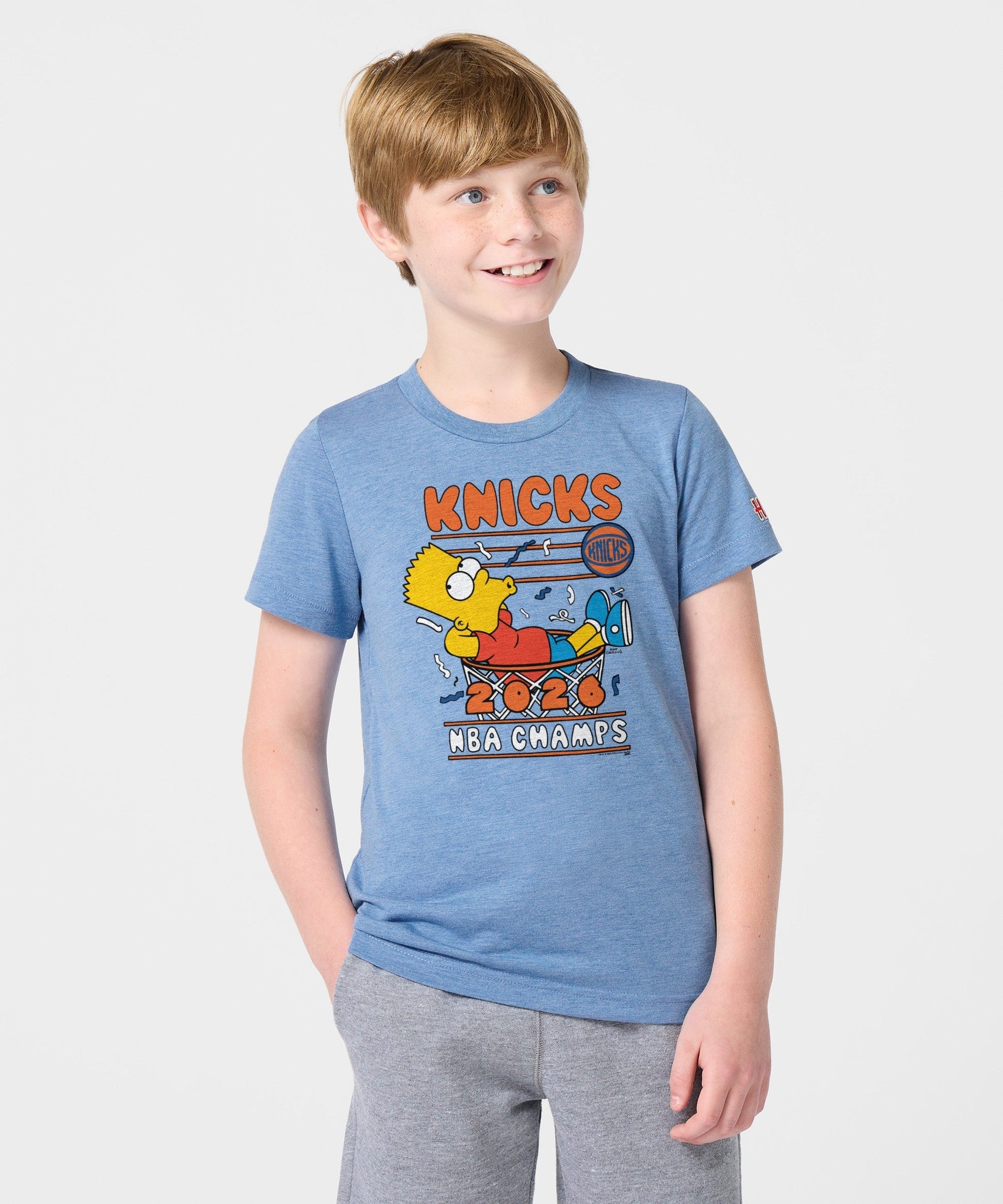 Youth The Simpsons Bart x Knicks 2026 NBA Champs