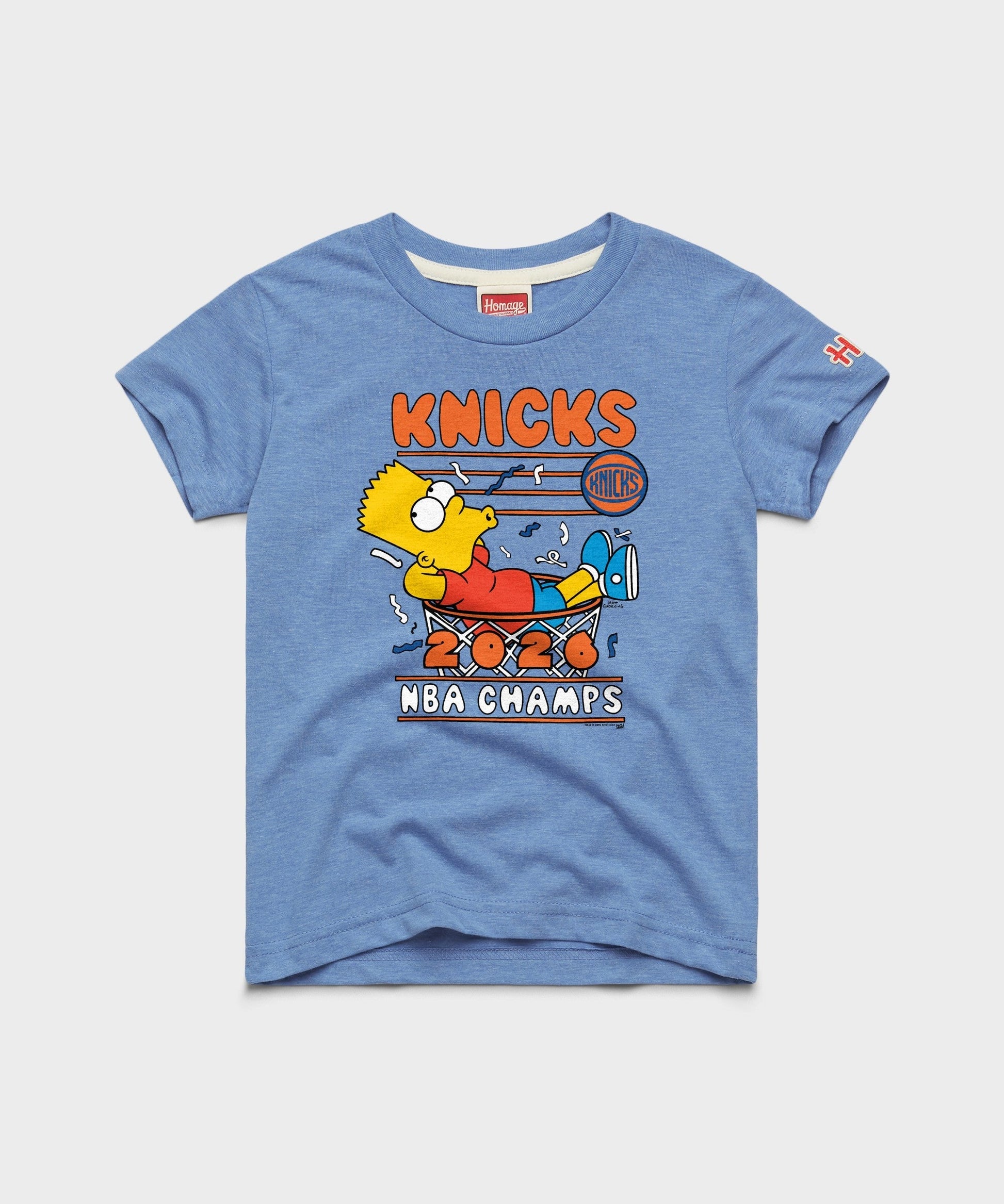 Youth The Simpsons Bart x Knicks 2026 NBA Champs