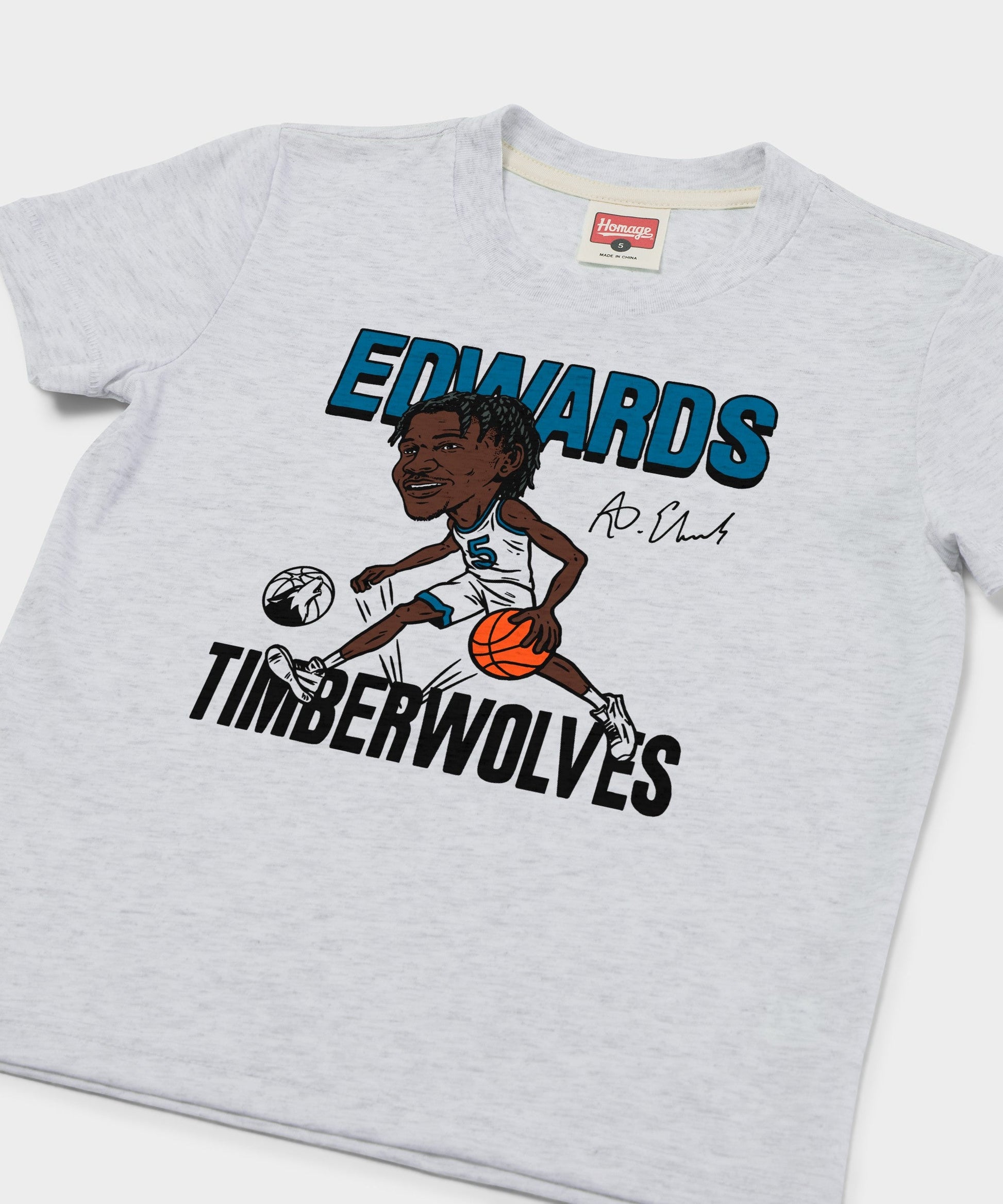 Youth Timberwolves Anthony Edwards Signature
