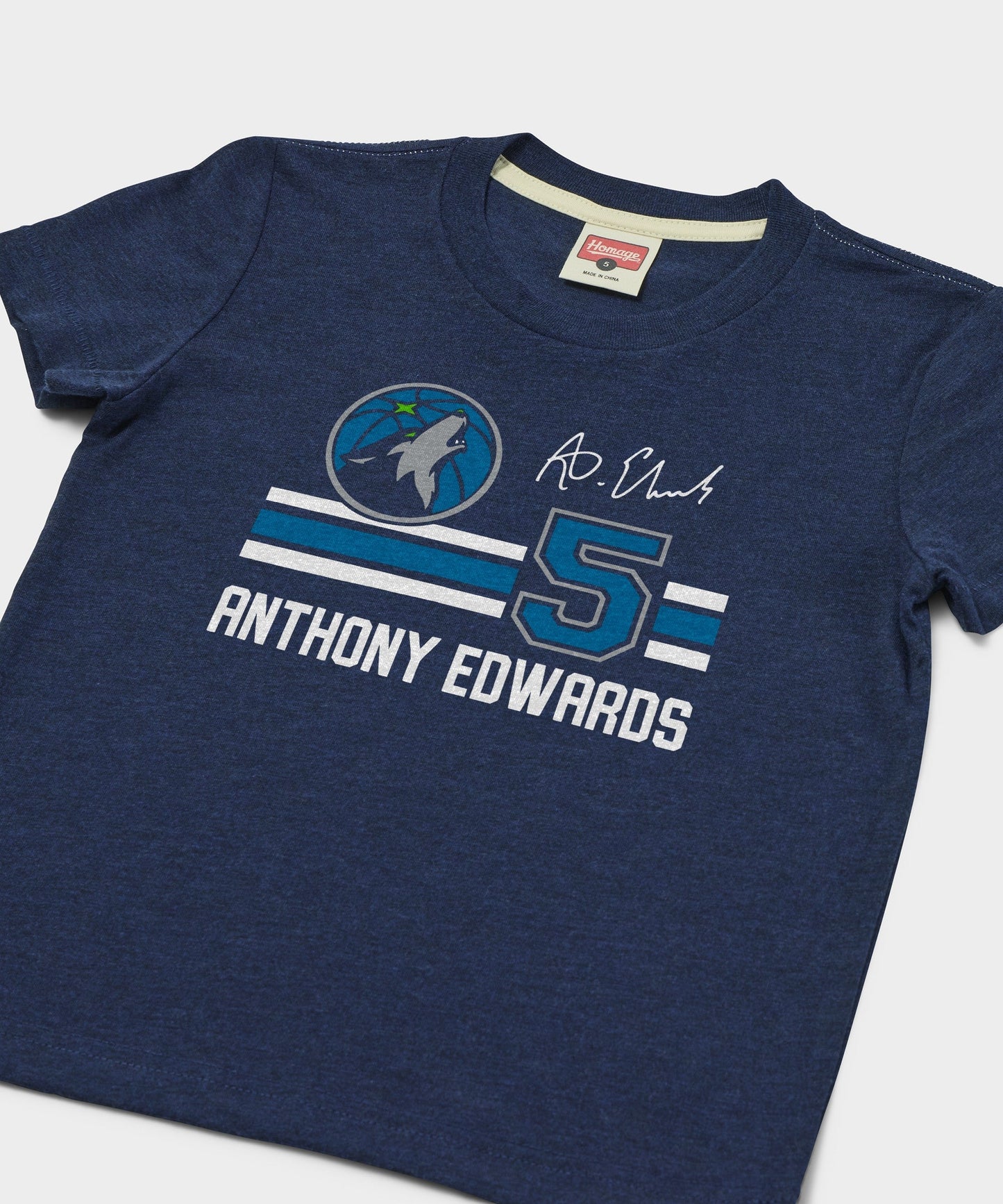 Youth Timberwolves Anthony Edwards Signature Jersey