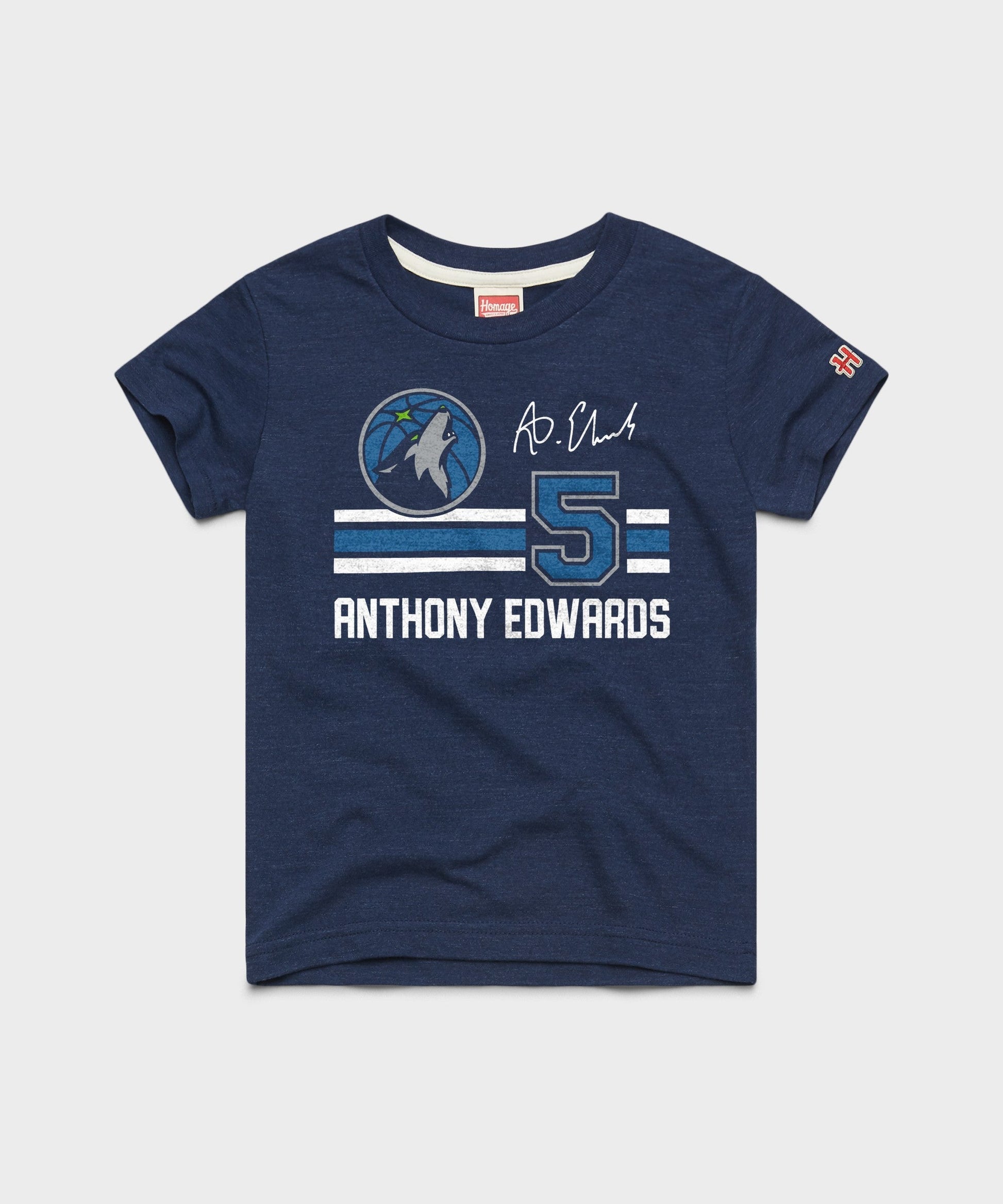 Youth Timberwolves Anthony Edwards Signature Jersey