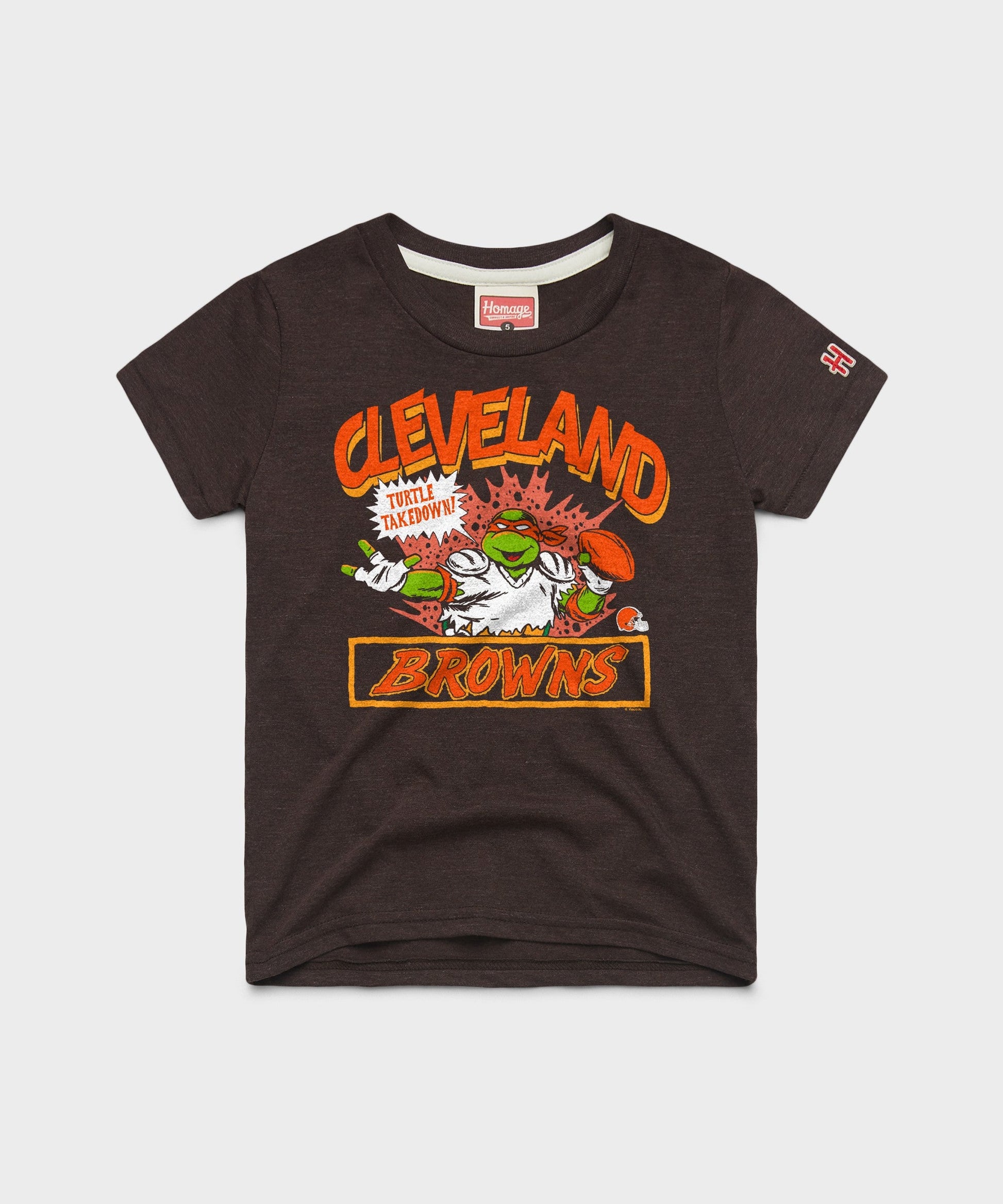 Youth TMNT Michelangelo x Cleveland Browns