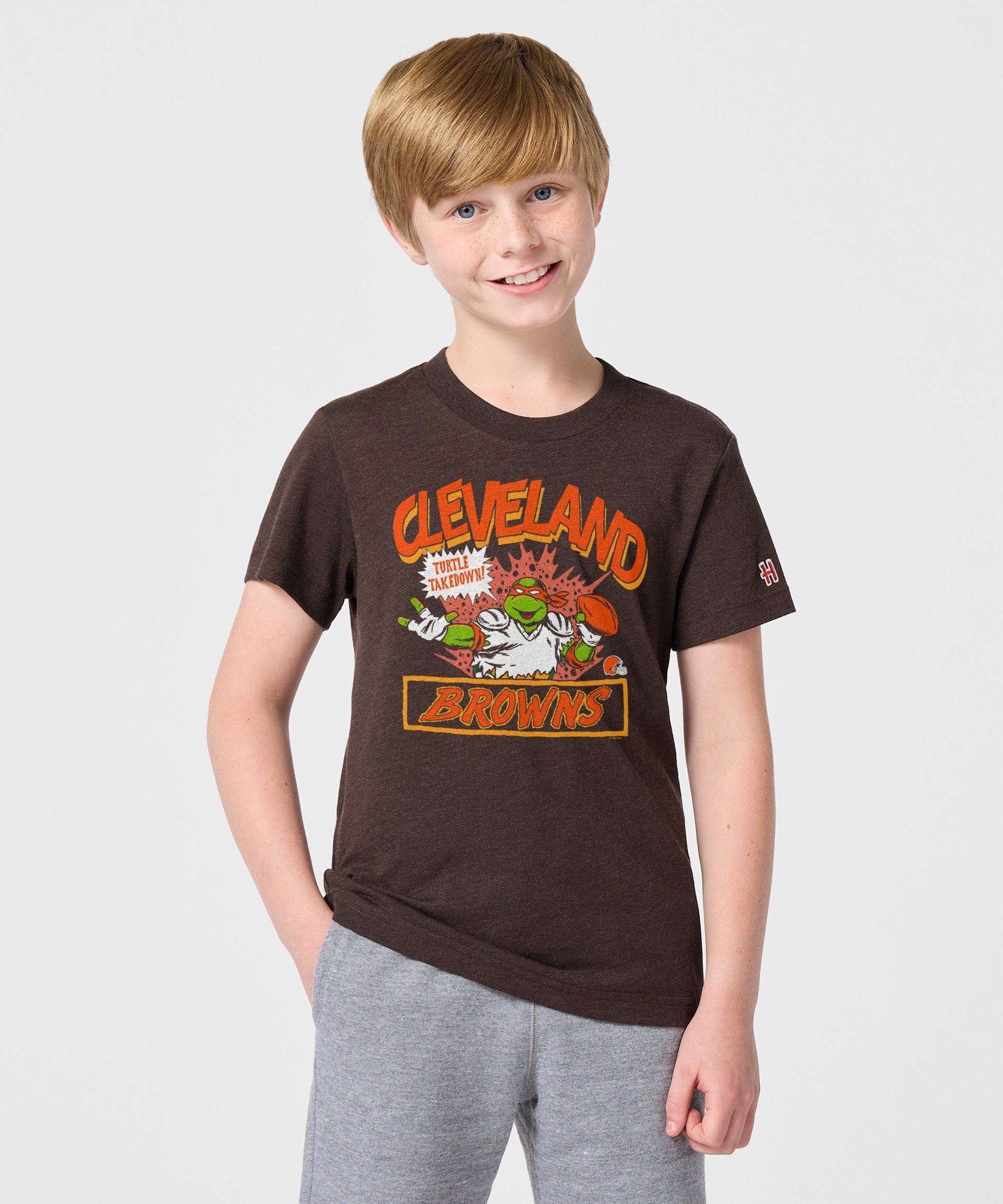 Youth TMNT Michelangelo x Cleveland Browns