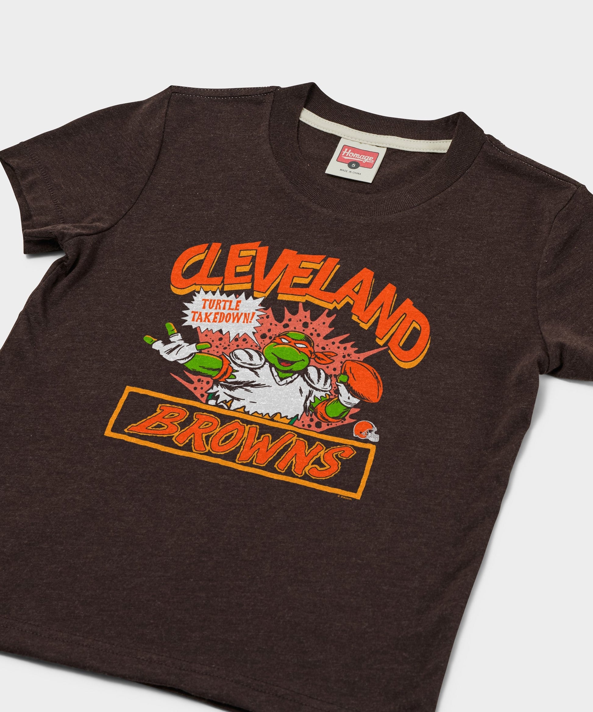 Youth TMNT Michelangelo x Cleveland Browns