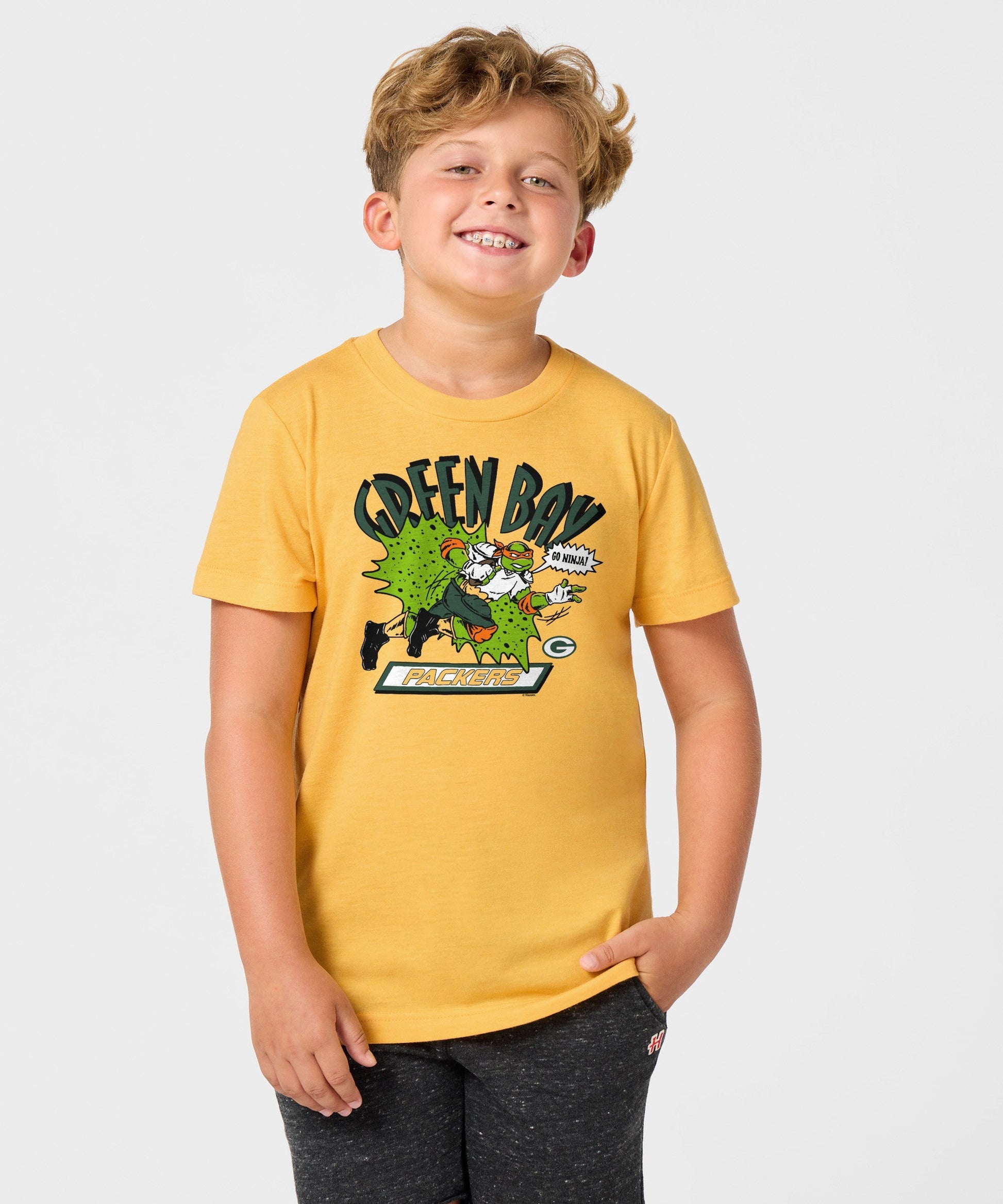 Youth TMNT Michelangelo x Green Bay Packers