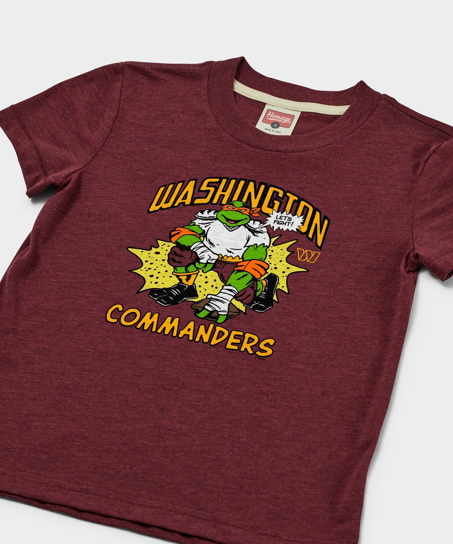 Youth TMNT Michelangelo x Washington Commanders