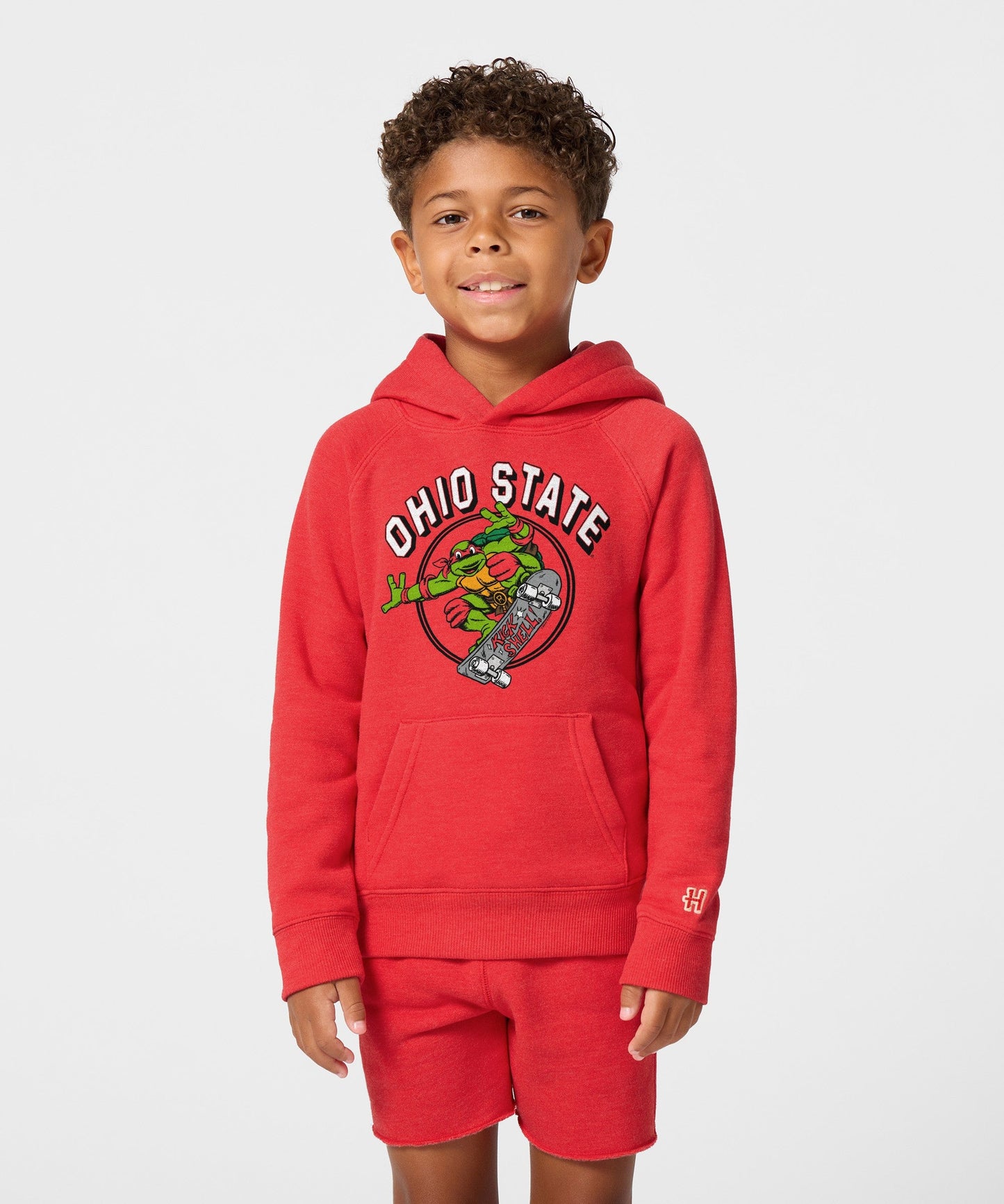 Youth TMNT Raphael x Ohio State Kick Shell Hoodie