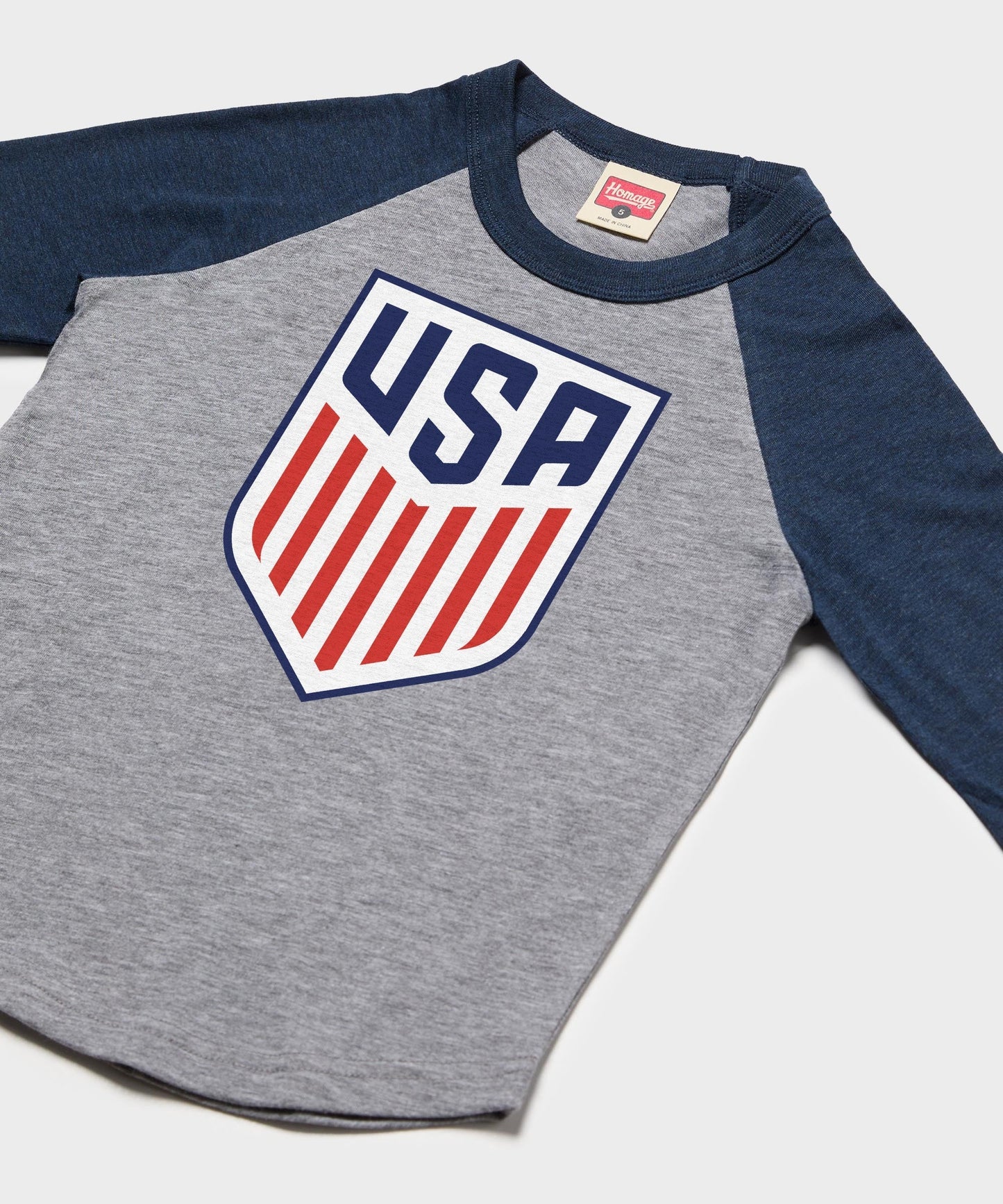 Youth USA Crest Raglan
