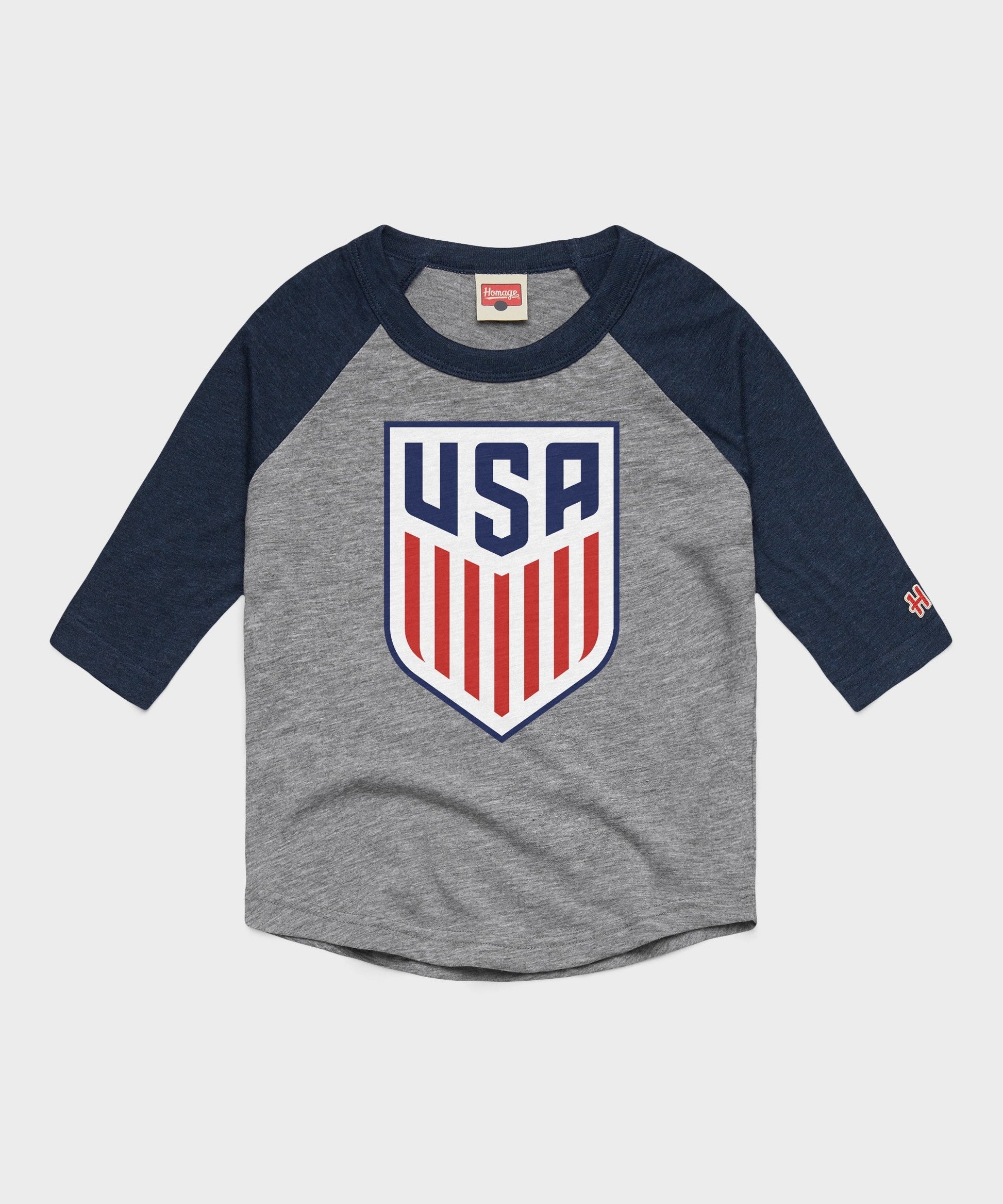 Youth USA Crest Raglan