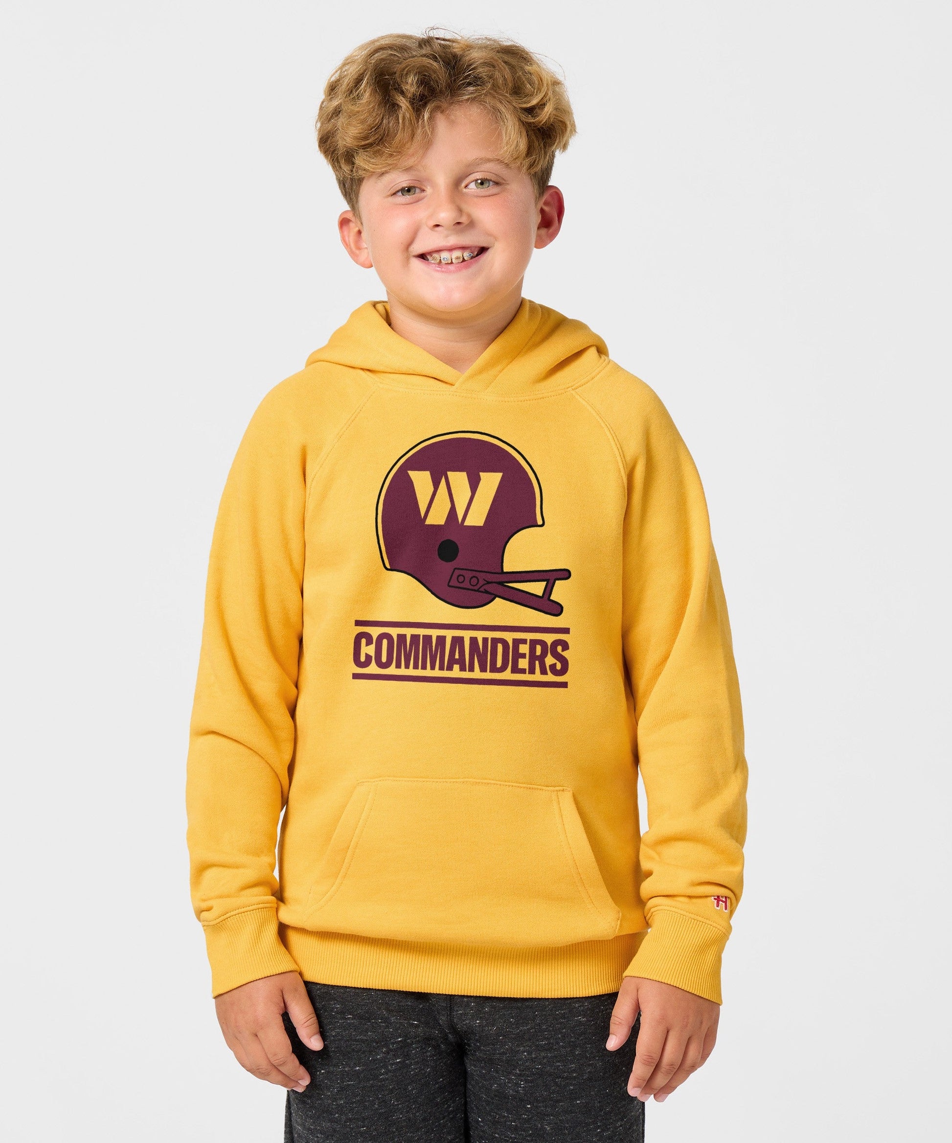 Youth Washington Commanders Big Helmet Hoodie