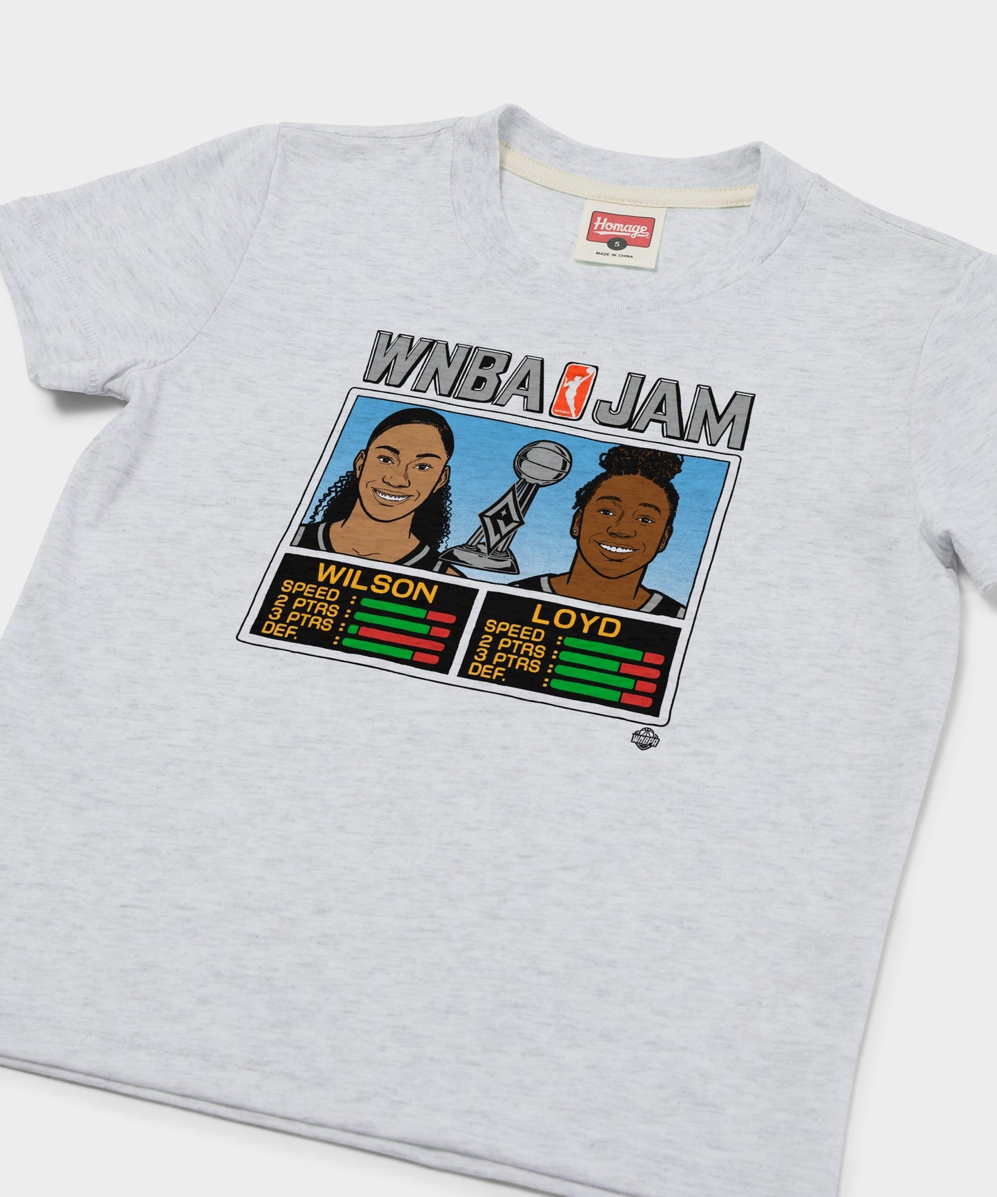 Youth WNBA Jam Aces 2025 Champs Wilson And Loyd