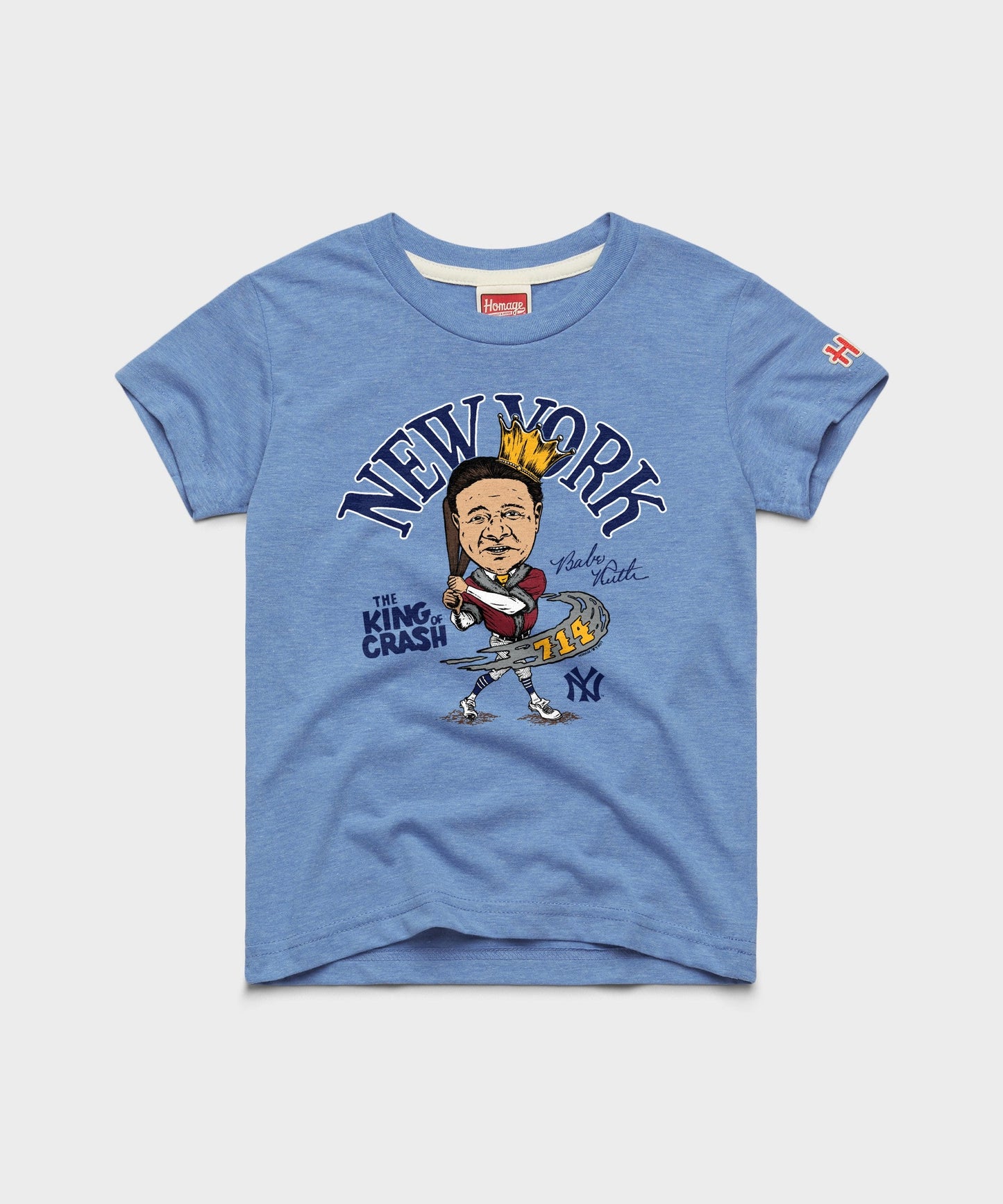 Youth Yankees Babe Ruth Signature