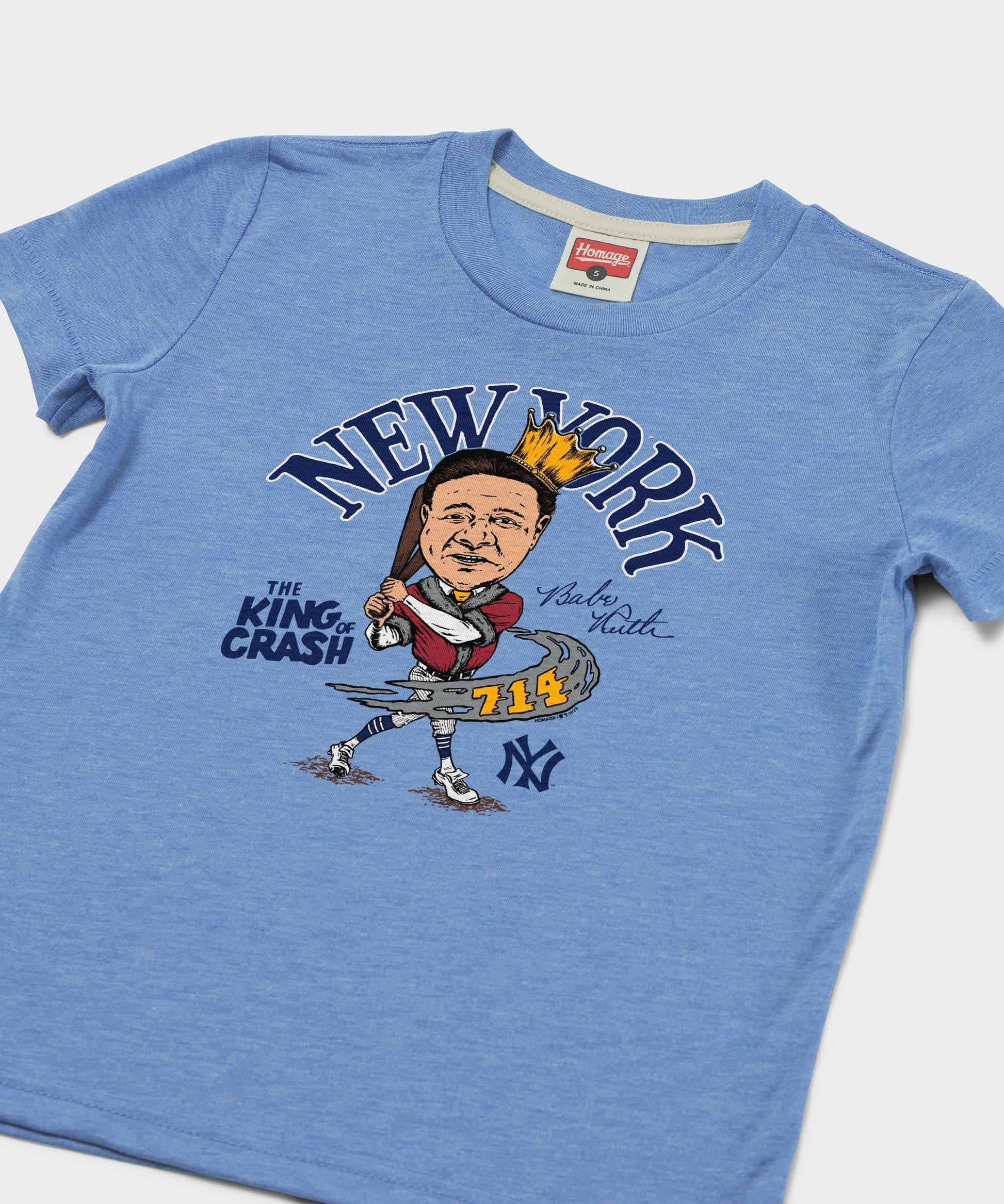 Youth Yankees Babe Ruth Signature