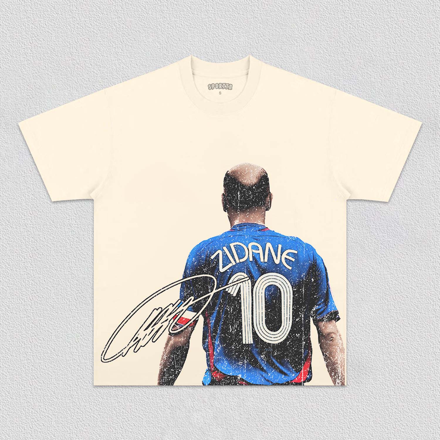ZIDANE FRANCE TEE Style001 - clothing by TeeHivey.com (Image 1)