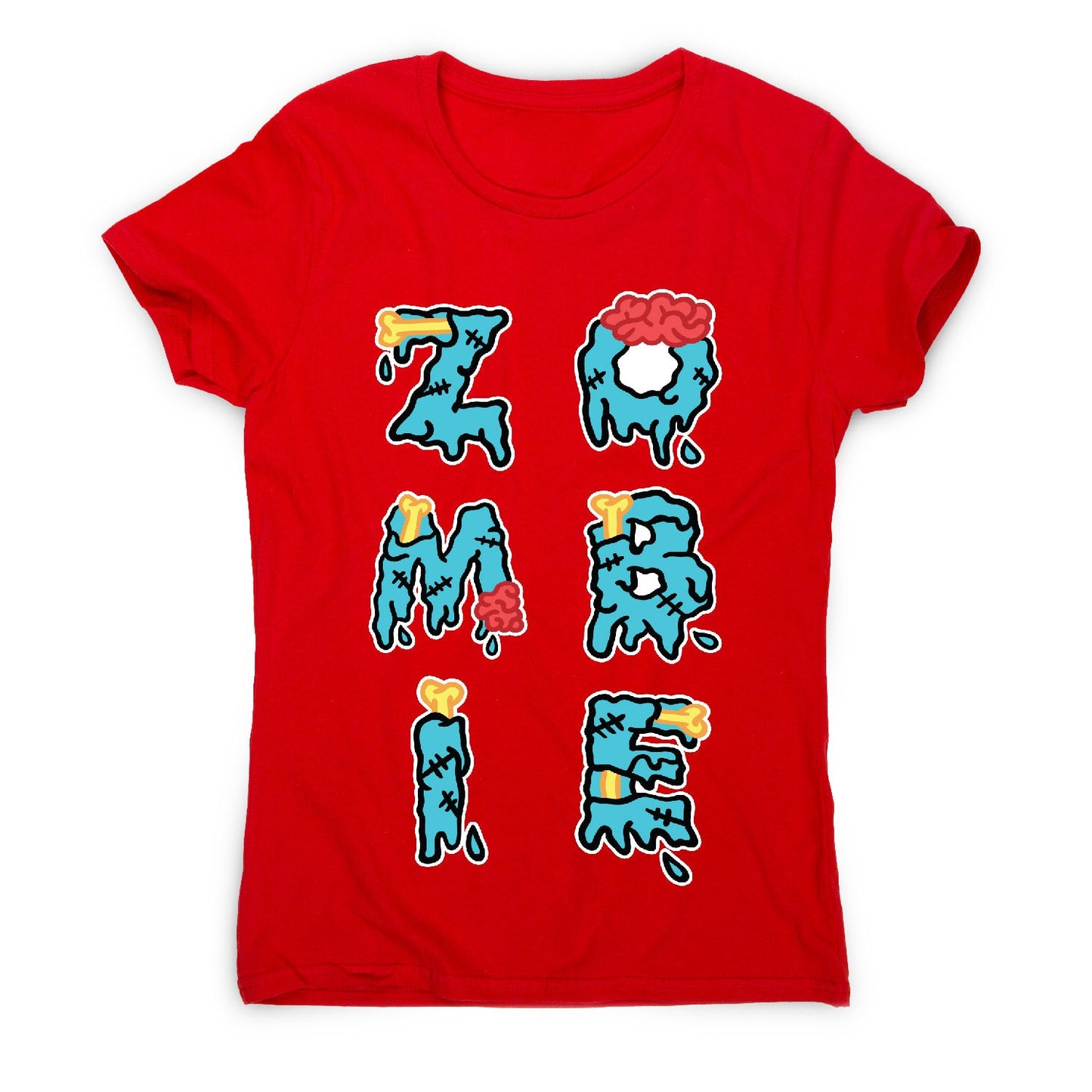 Zombie quote halloween - women's funny premium t-shirt