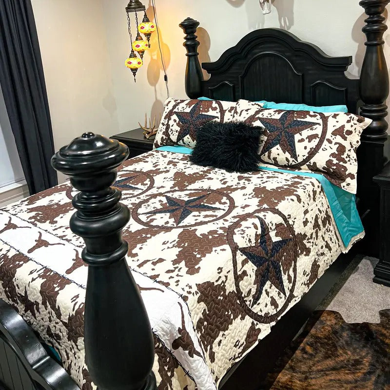 ZTexas Star 3 Piece Quilt Set
