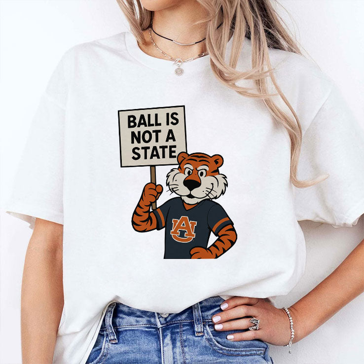 Zac Blackerby Auburn Tigers Ball Is Not A State T Shirt